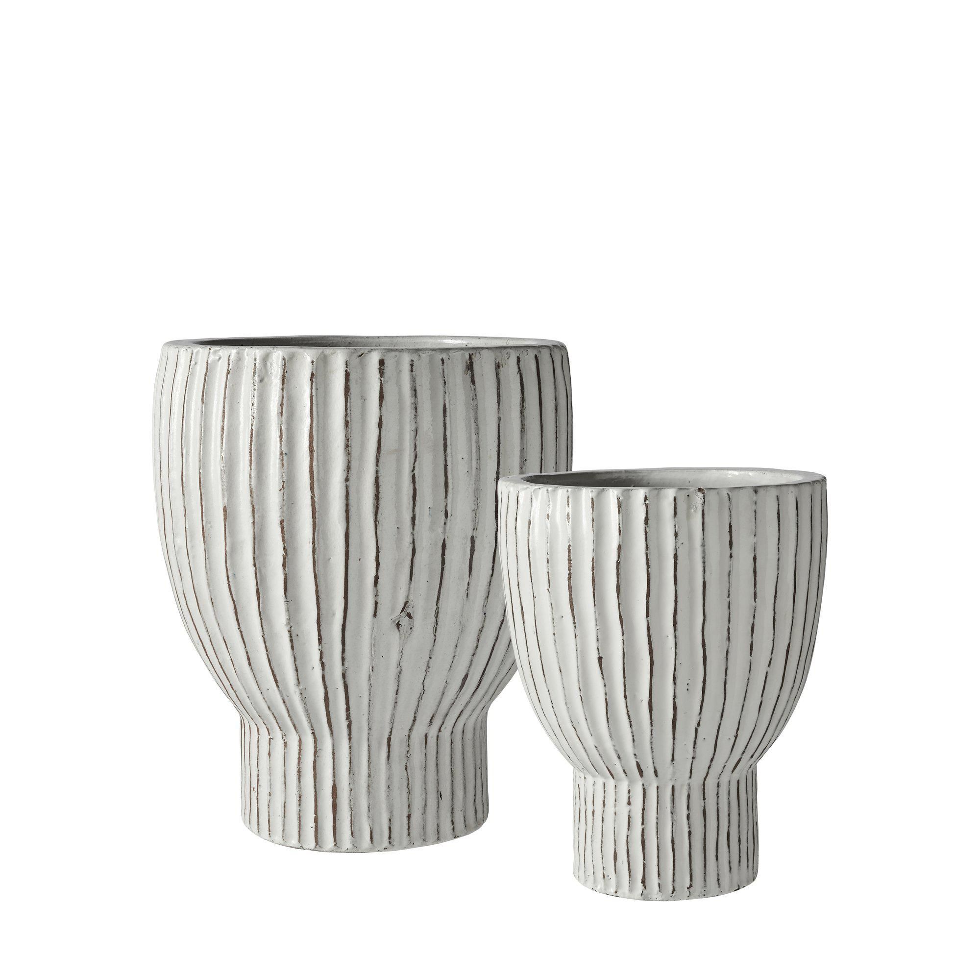 FEDORA Kruka 2/S Antik Vit - Antik Vit - 56x66 45x50cm