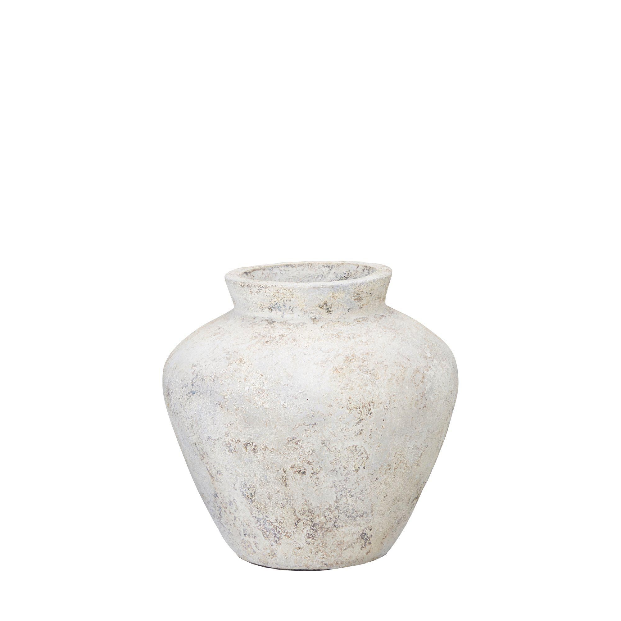 BAKU Urna Vitmelerad - Vitmelerad - 33x34cm