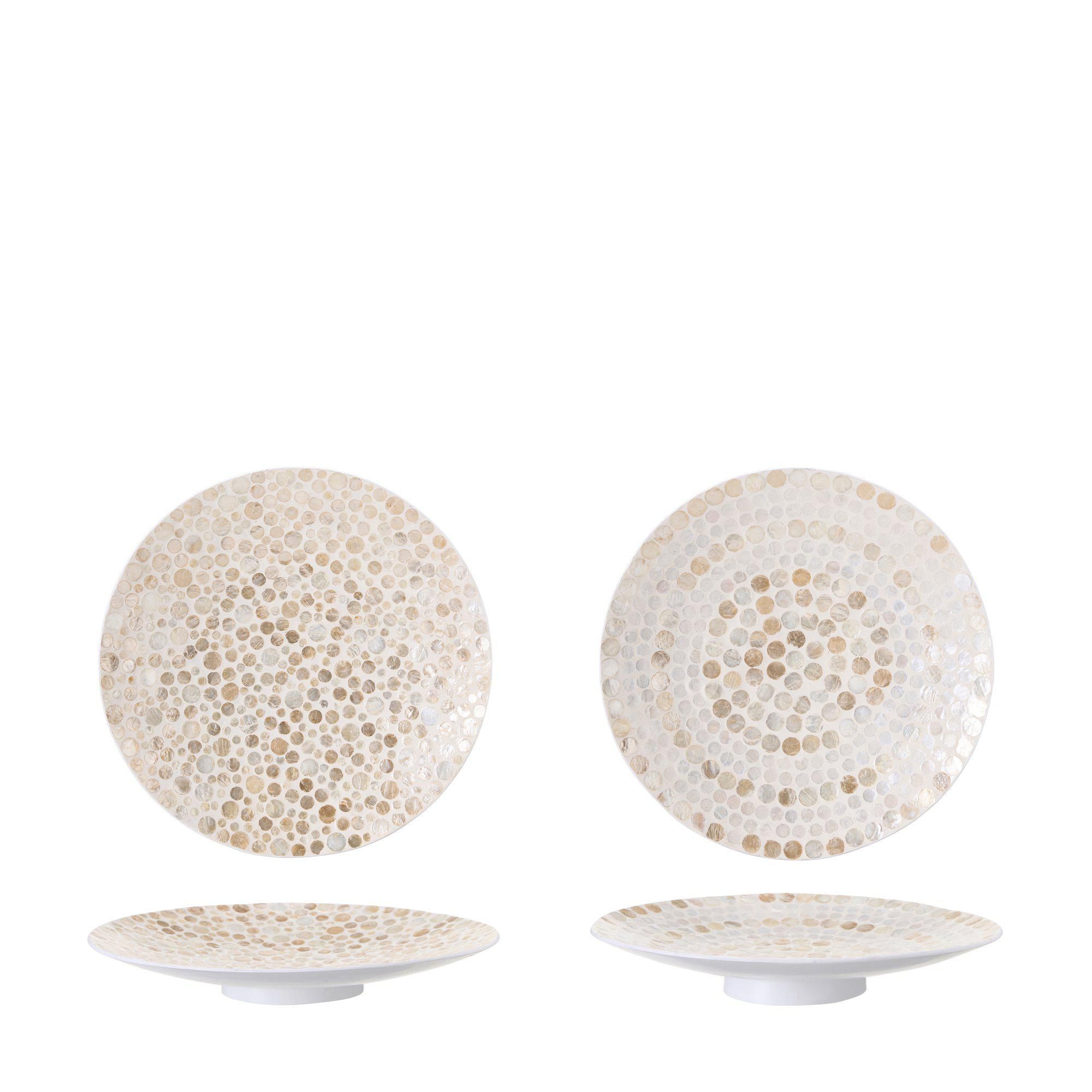 LUMI Tray Mix White/Gold - White/Gold - 30x16cm