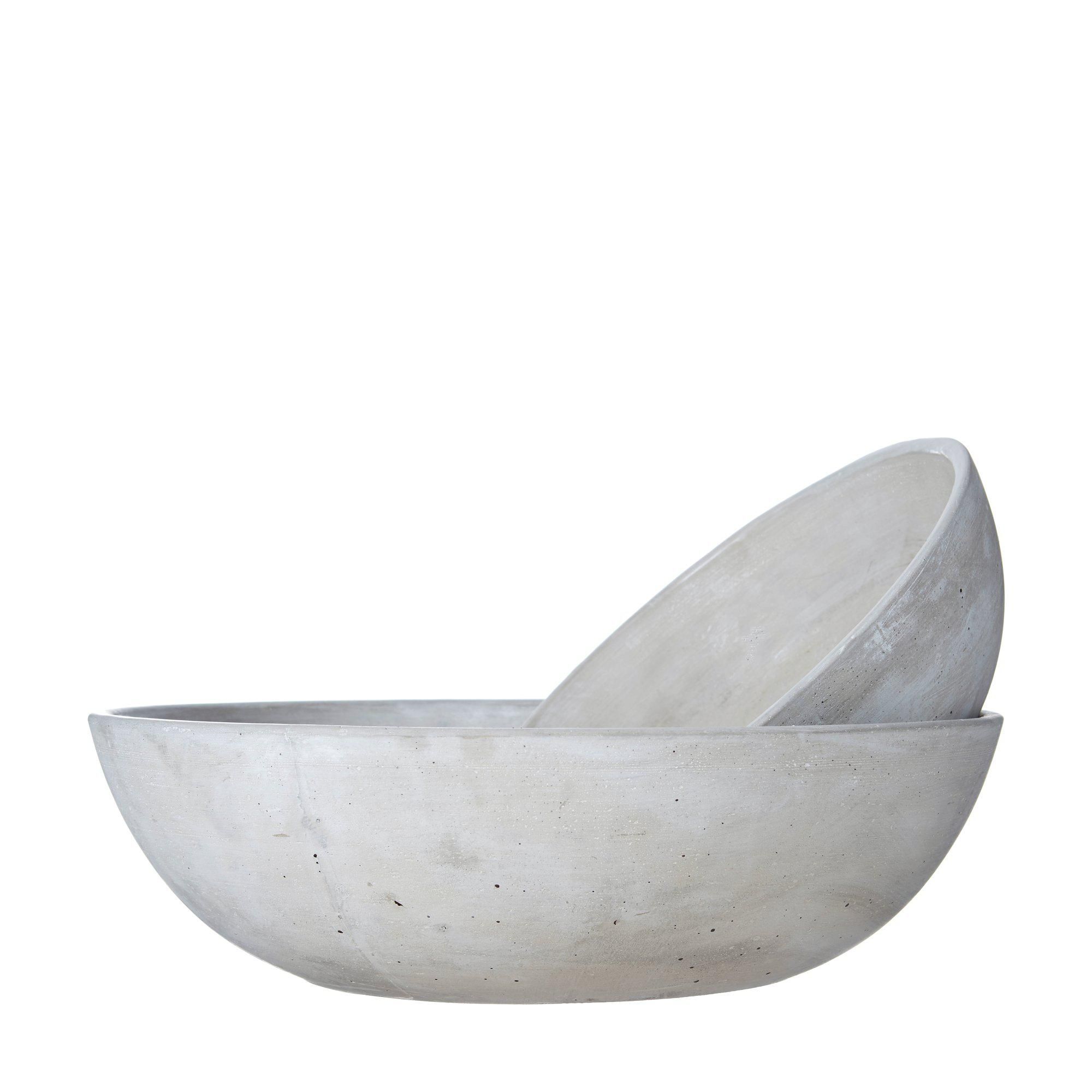 SIRI Planter S/2 Grey - Grey - 29x9 20x8cm