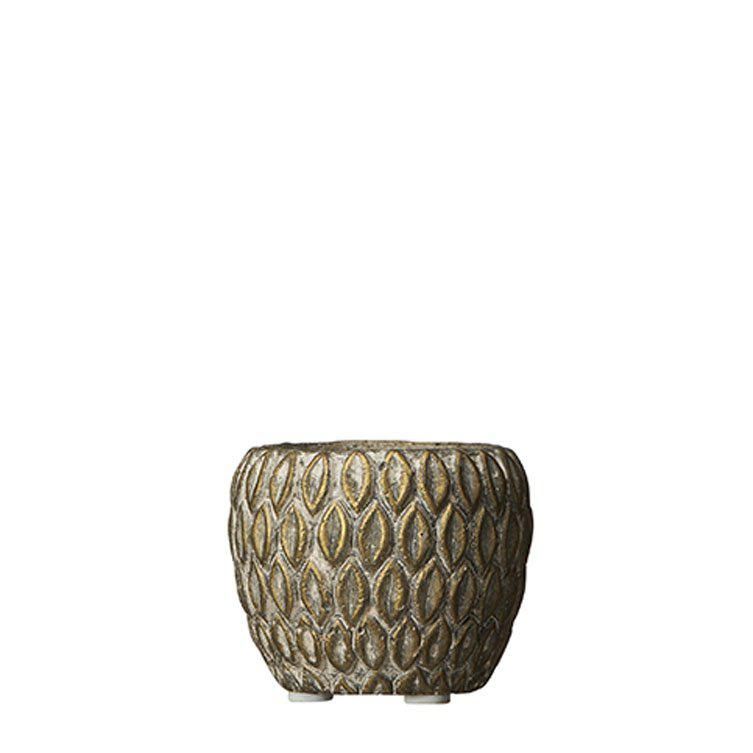 Vanja Mini Pot Gold - Gold - 8x6cm