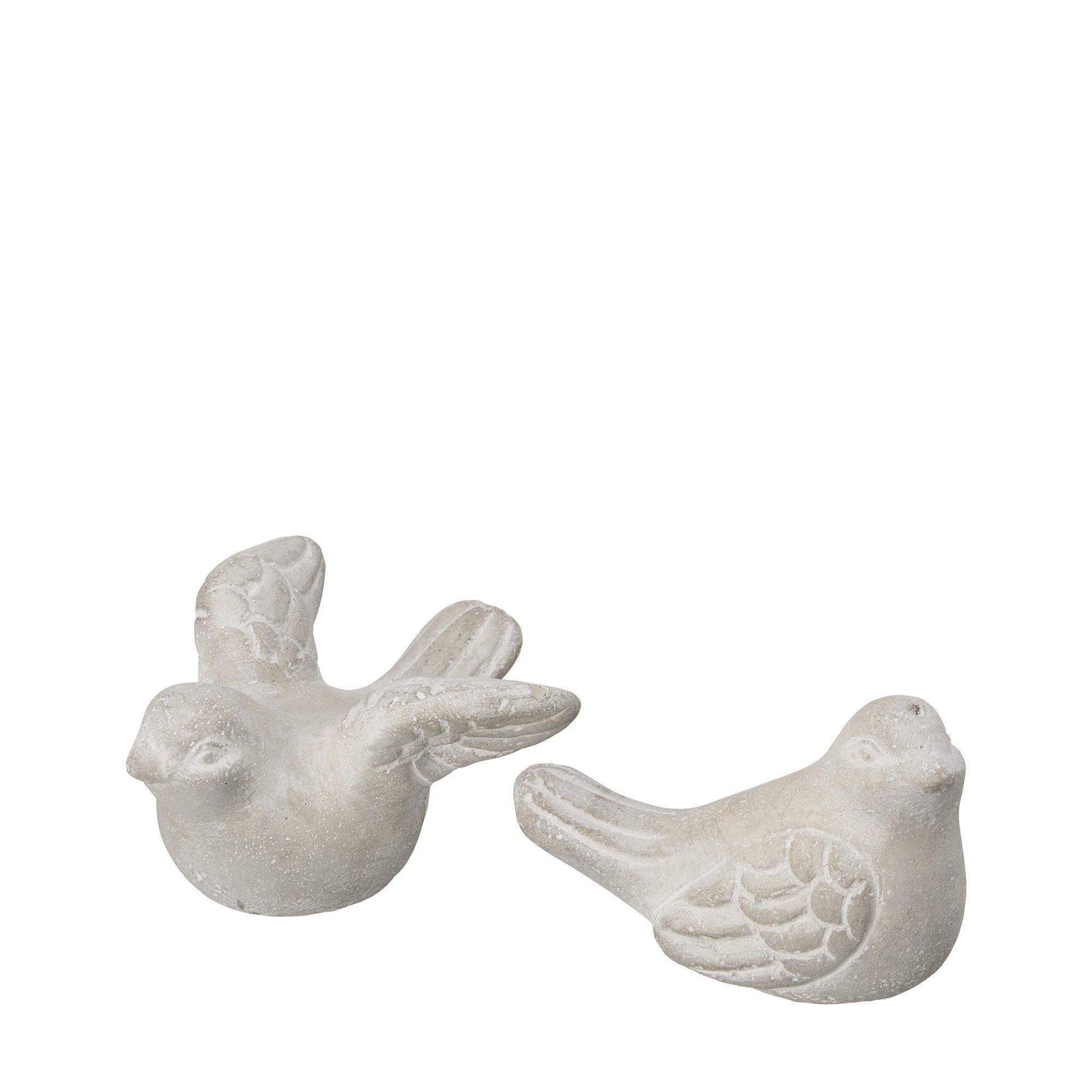 BIRDS Mix Grey - Grey - 10x9x6 9x5x6cm