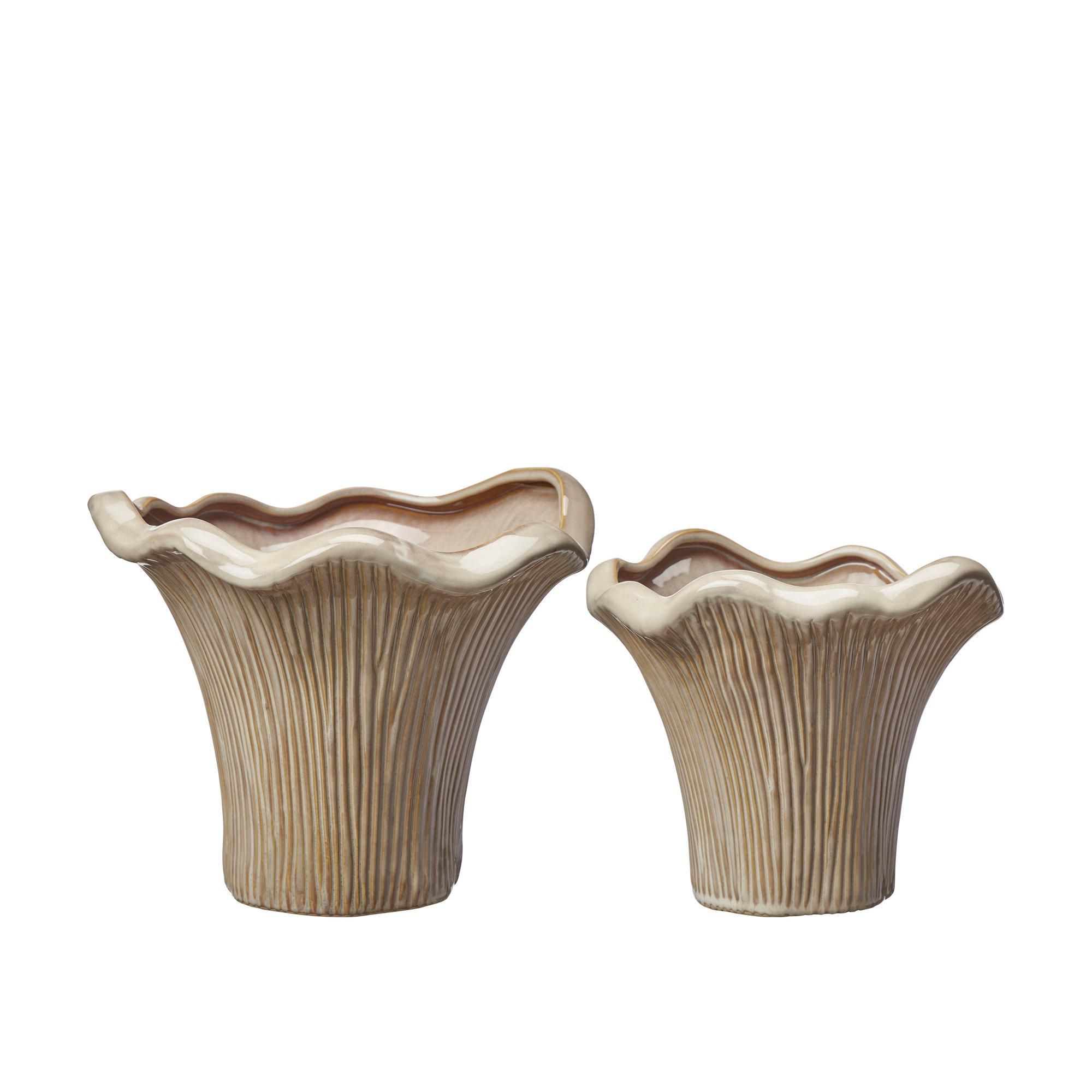 KANTARELL Kruka 2/S Beigemelerad - Beigemelerad - 30x25 25x22cm
