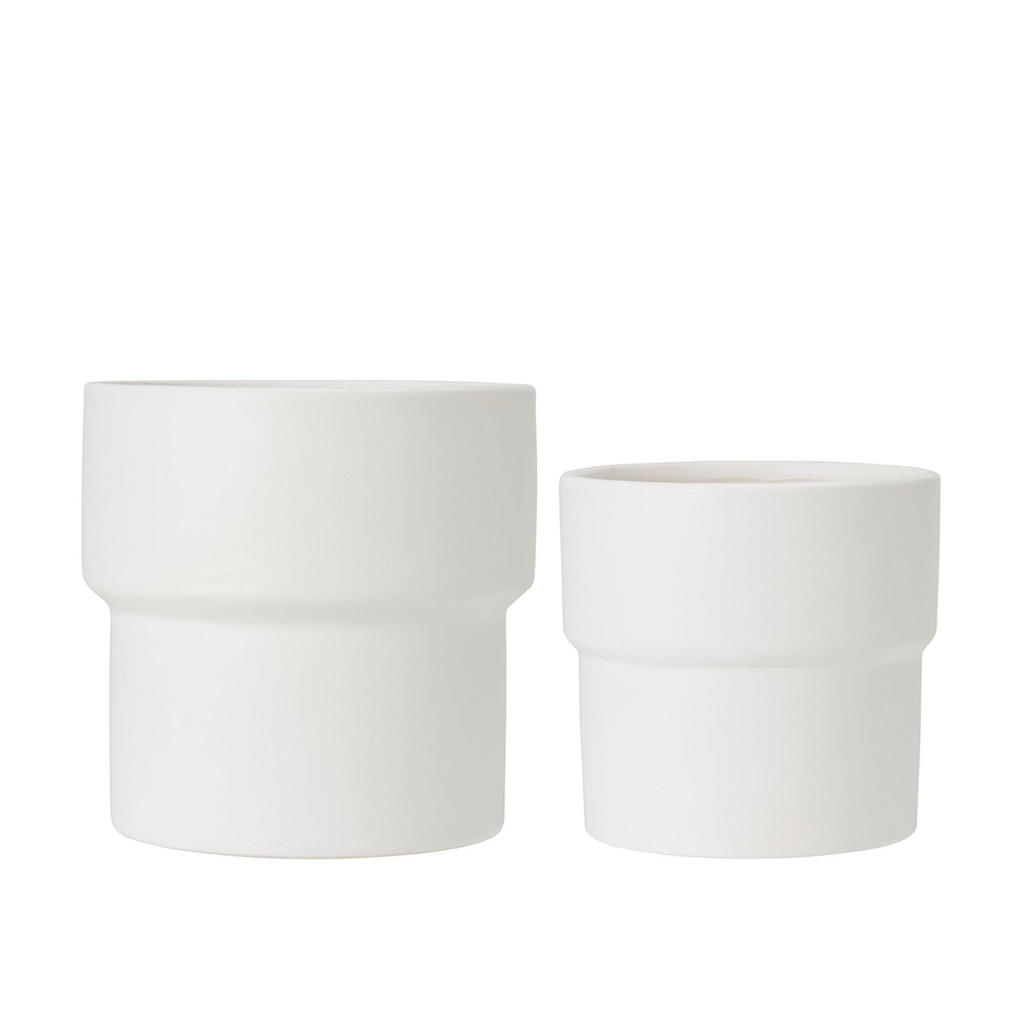 SOFIE Kruka 2/S Vit Matt - Vit Matt - 16x16, 14x13cm
