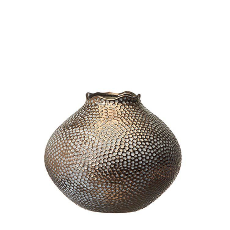 Hilja Vas Guldmelerad - Guld melerad - 11x24cm