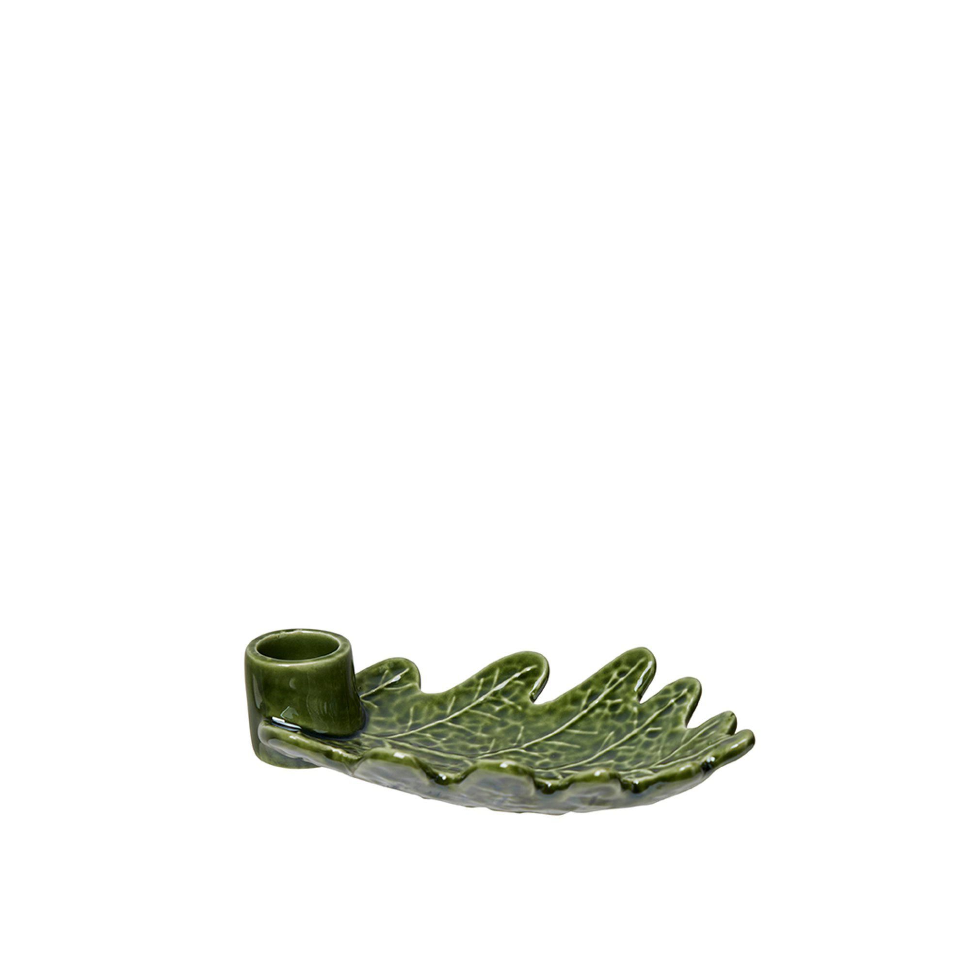 EKKE Candle Holder Green - Green - 15x9x3cm