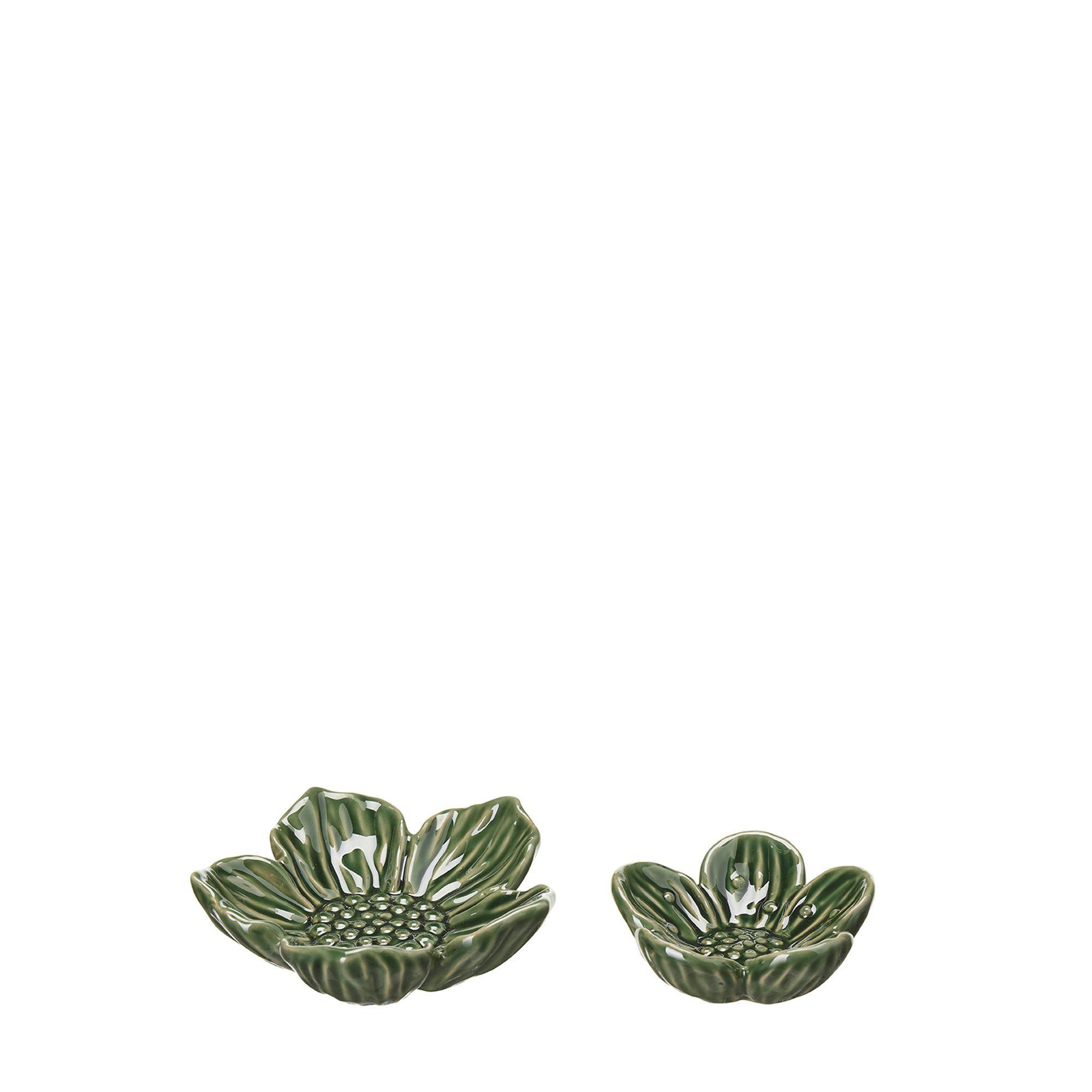 INGRID Deco S/2 Green - Green - 10x3 7x2cm