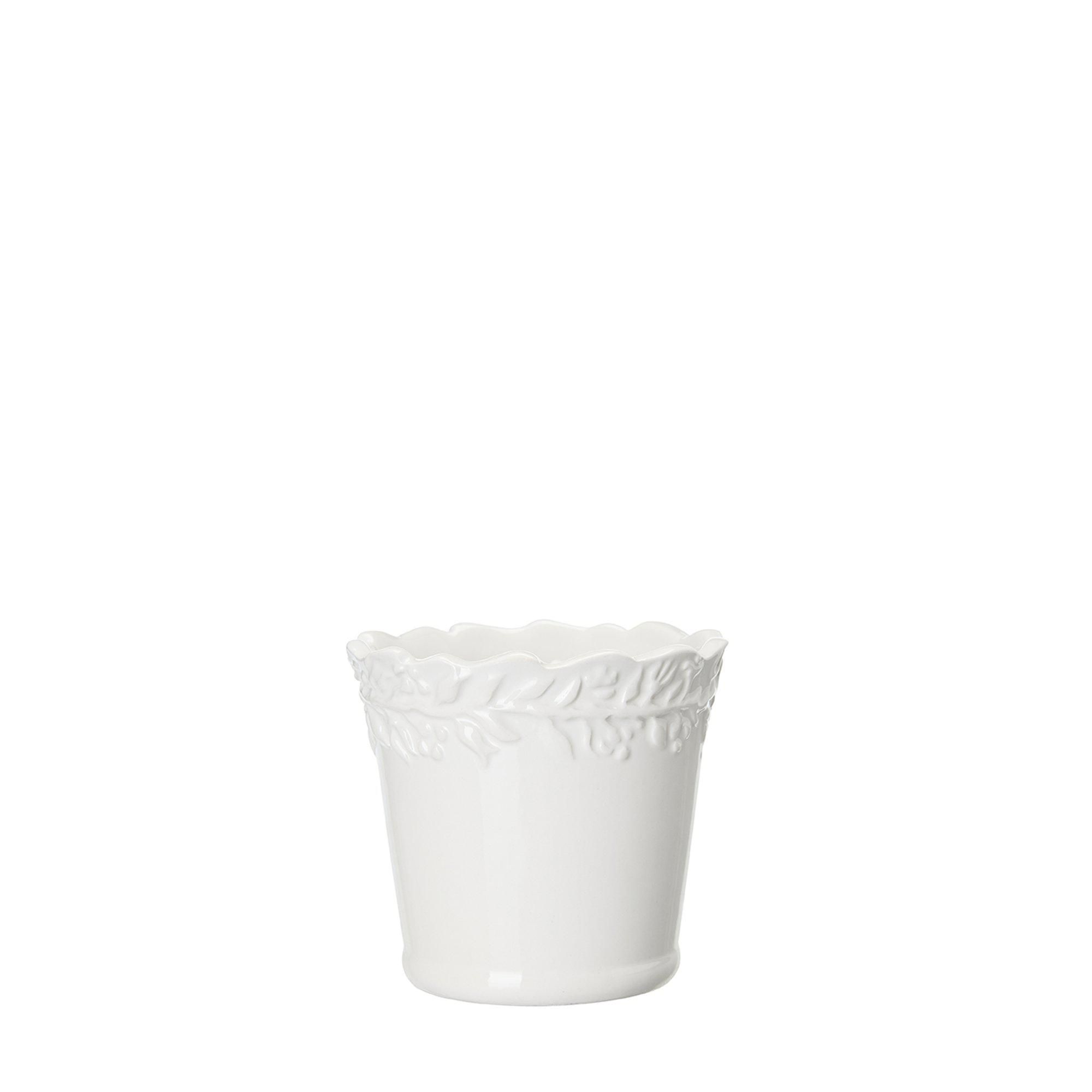 HELEN Midi Pot White - White - 10x9cm