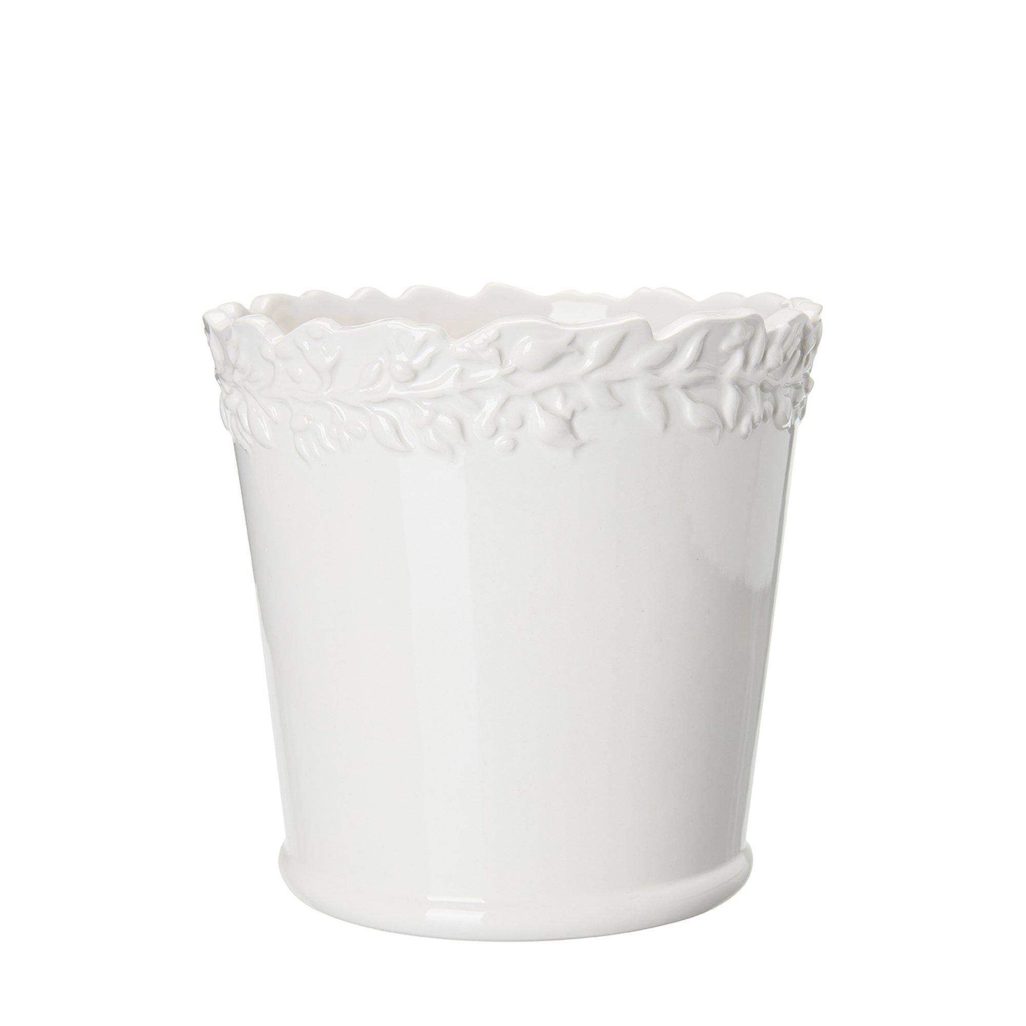 HELEN Pot White - White - 16x16cm