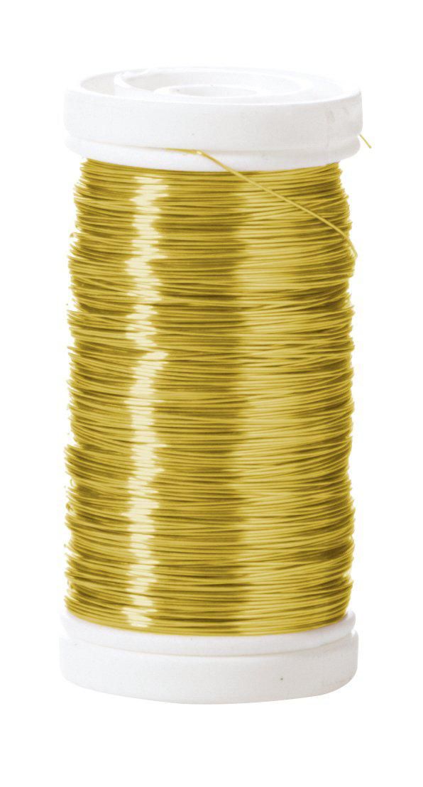 SPOLTRÅD Guld - Guld - 100gr ca 45m
