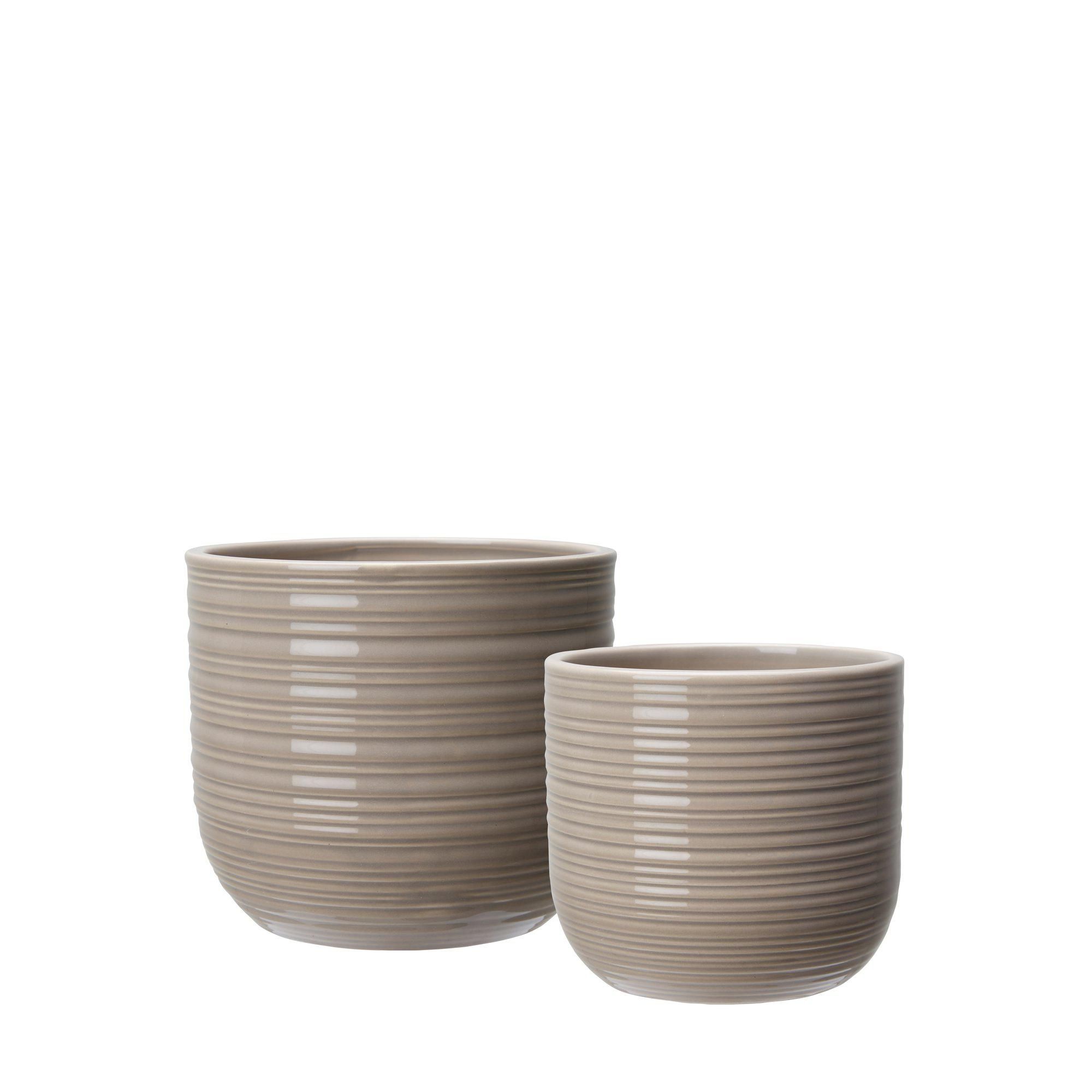 ADDISON Kruka 2/S Sand - Beige - 14x13, 12x11cm