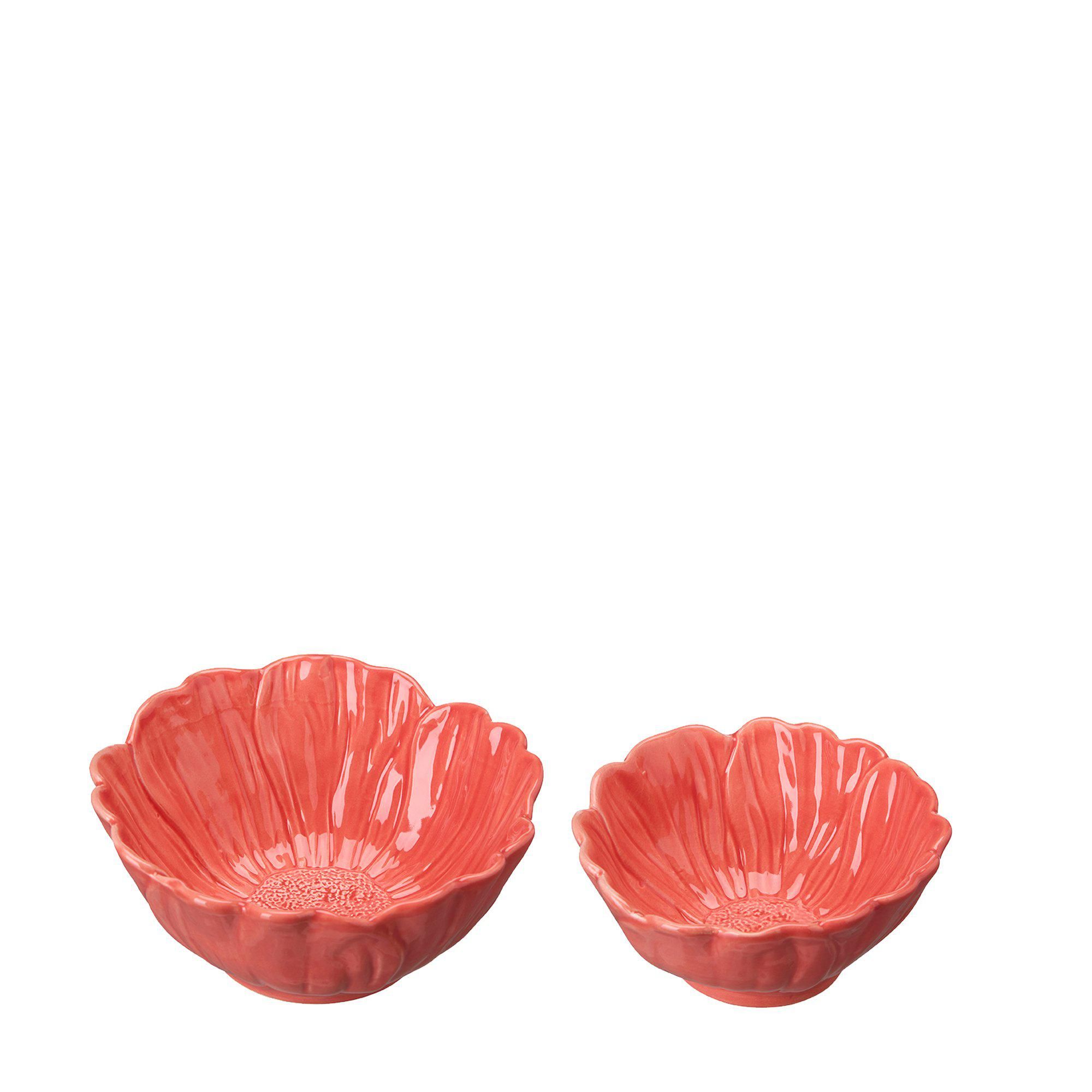TINA Planter S/2 Red - Red - 15x7 13x6cm