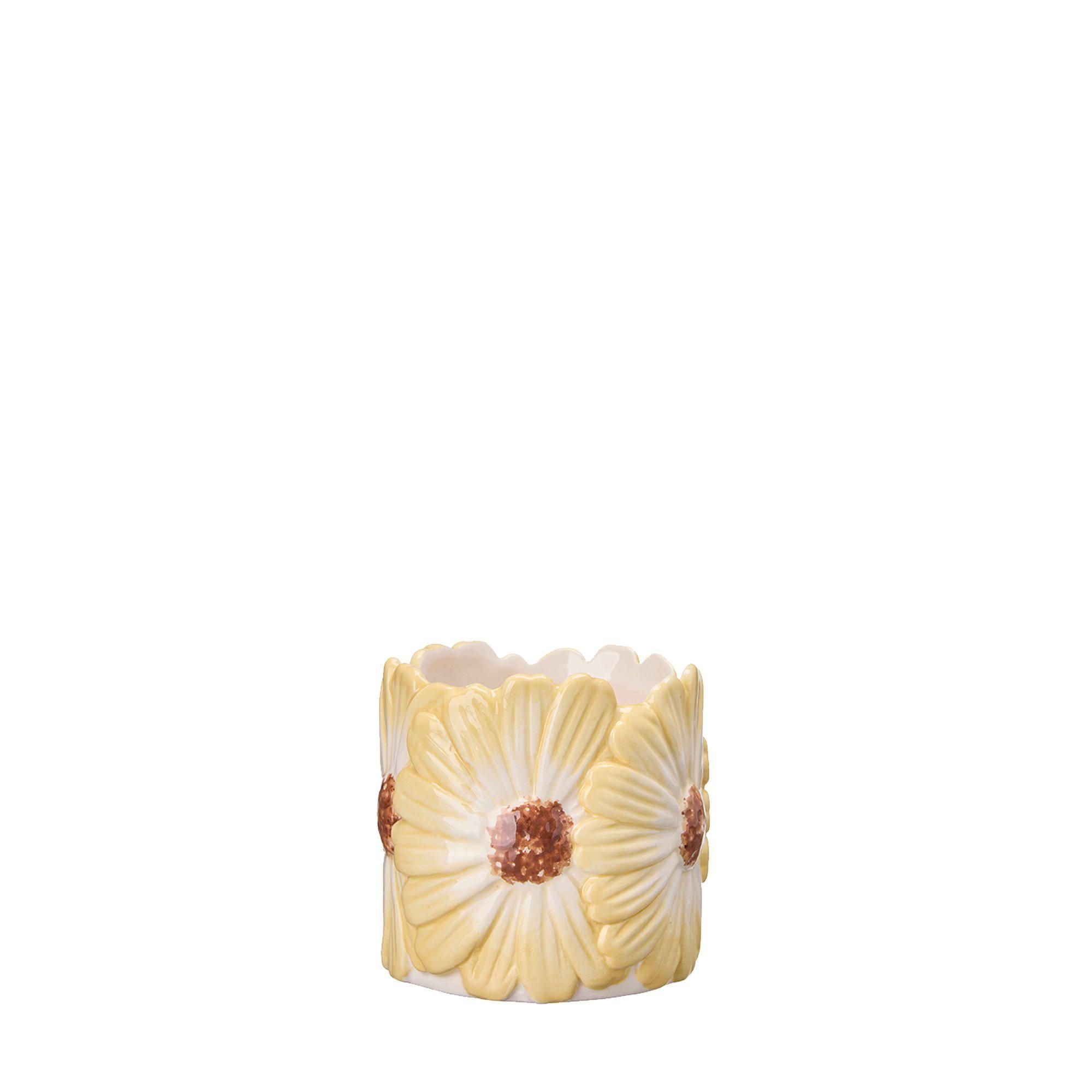 ESTHER Kruka Midi Ljusgul - Ljusgul - 9x9cm