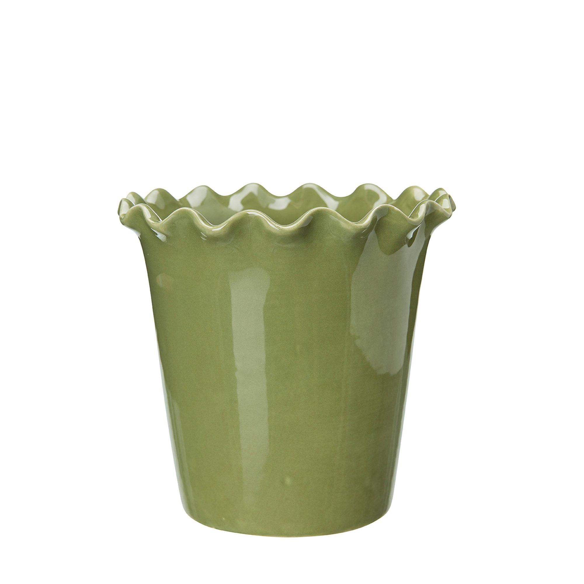 VANDA Orchid pot Green - Green - 16x15cm