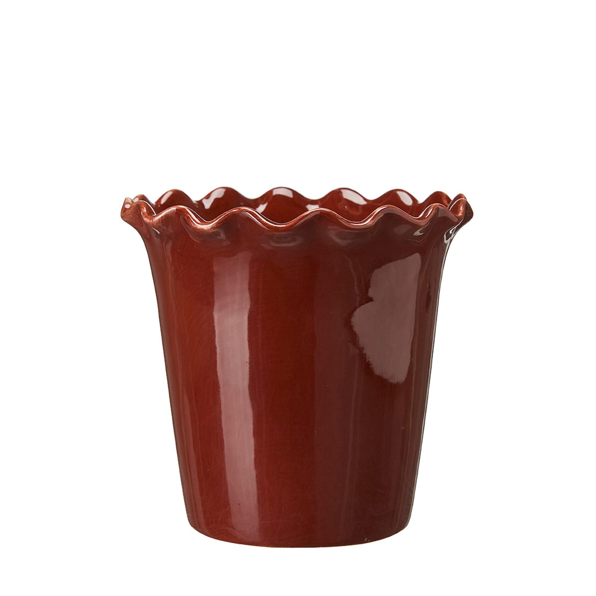 VANDA Orchid pot Dark red - Dark red - 16x15cm