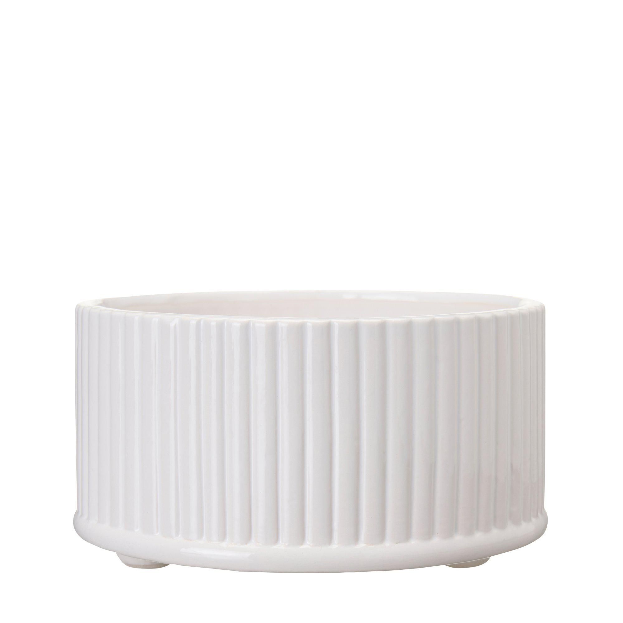 JULIANNE Planter White - White - 20x11cm
