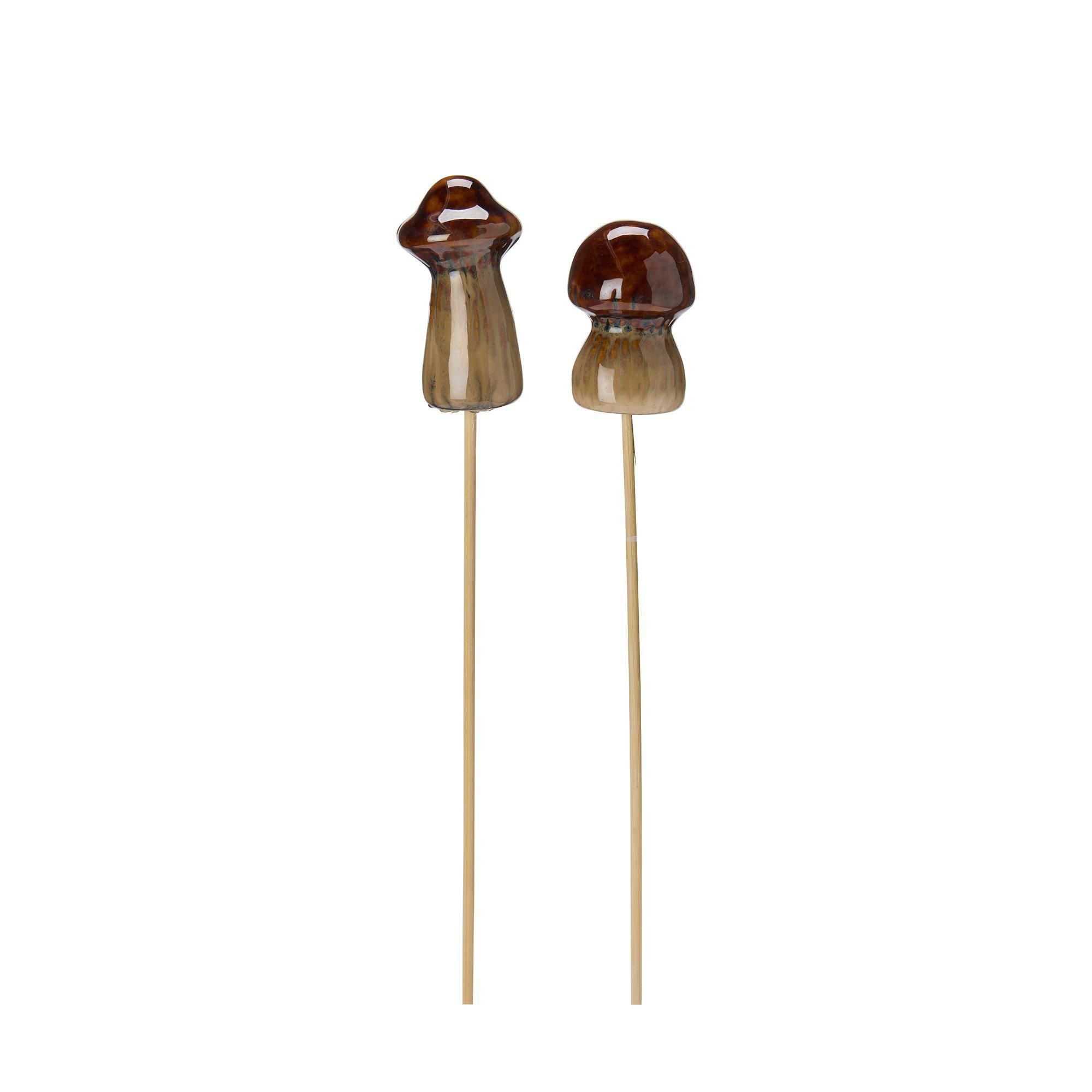 MUSHROOM STICKS Mix Brown Melange - Brown Melange - 3x6+20 3x5+20cm