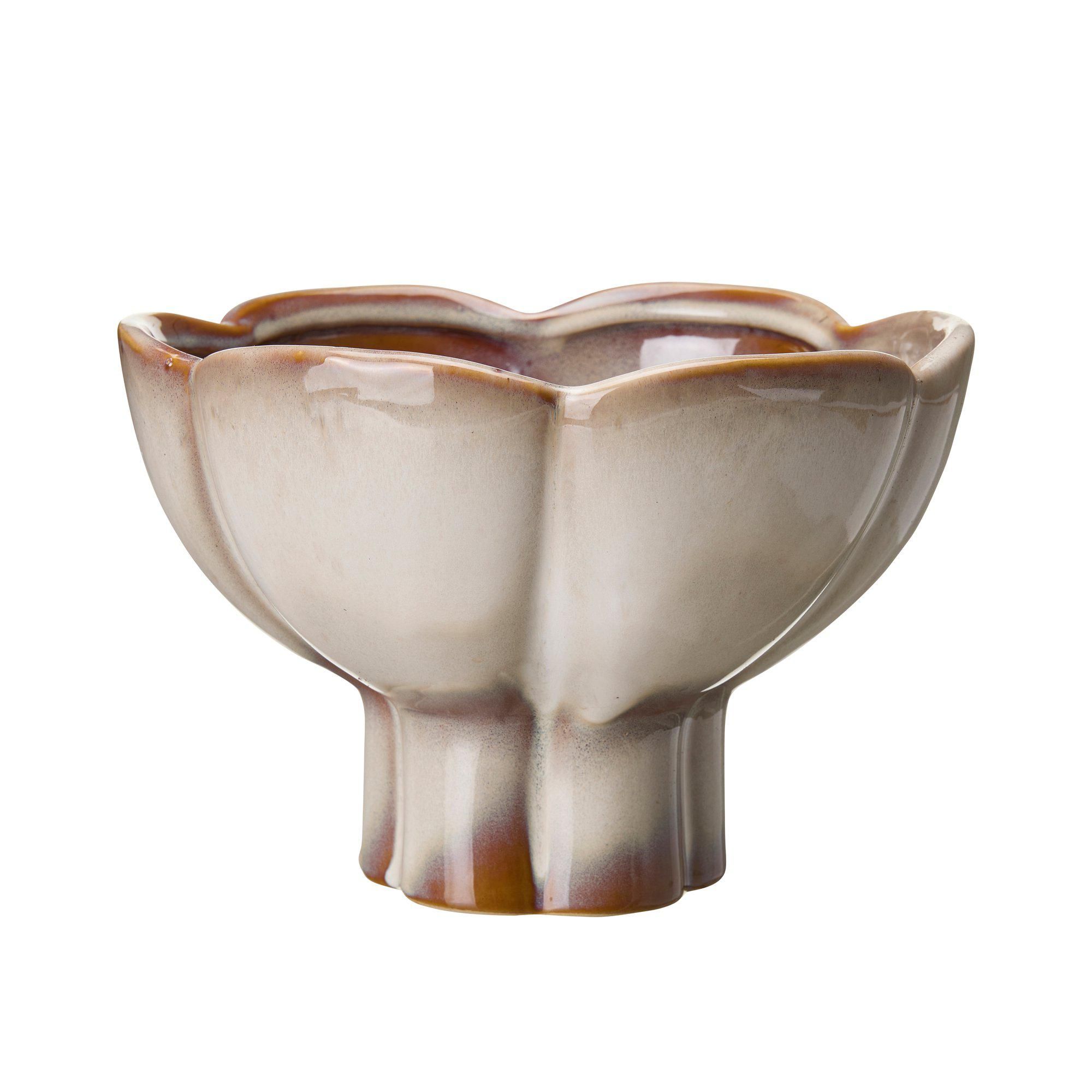 DENISE Planter Beige Melange - Beige Melange - 22x16cm