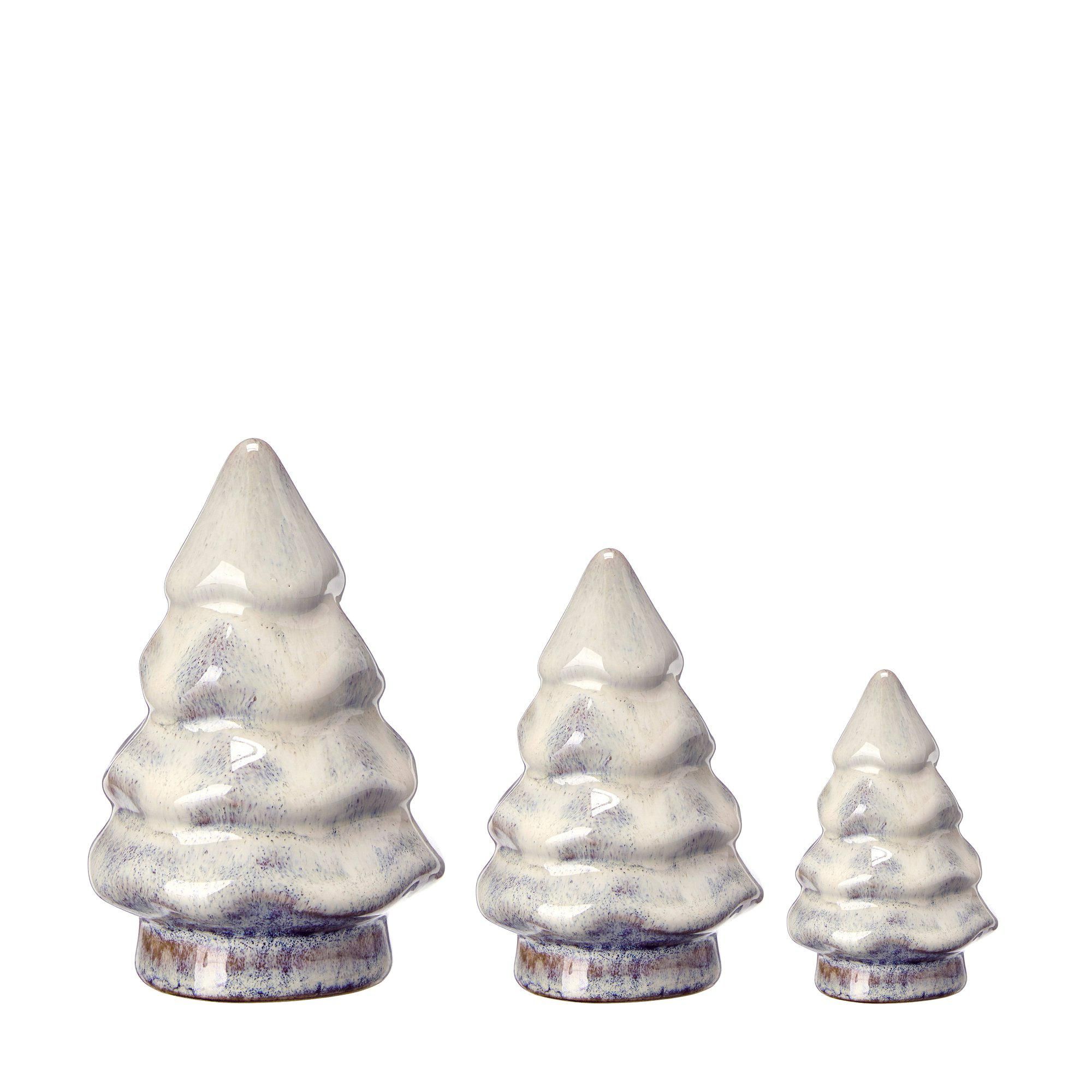 SIGNE Tree S/3 Offwhite - Offwhite - 7x10 5x9 4x6cm