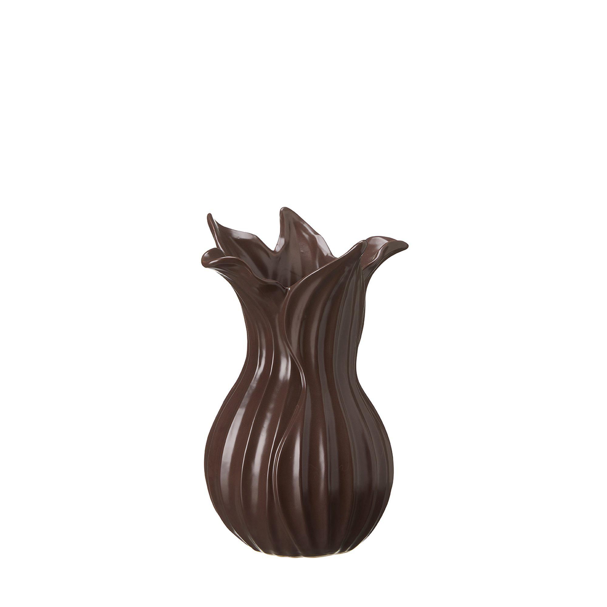 NADJA Vase Dark Brown - Dark Brown - 17x27cm