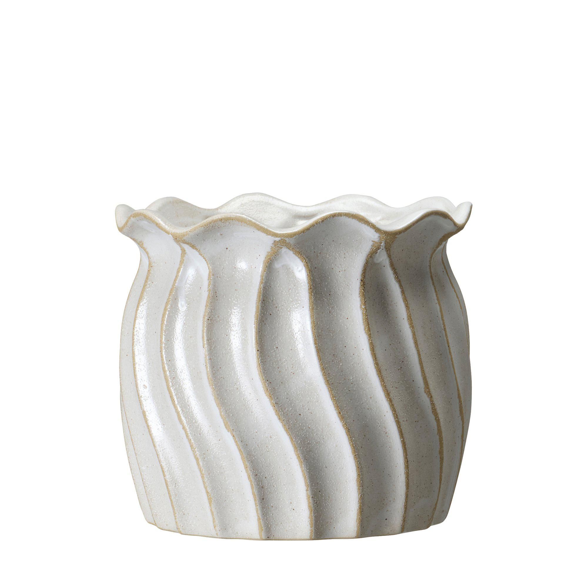 LENA Kruka Offwhite - Offwhite - 16x15cm