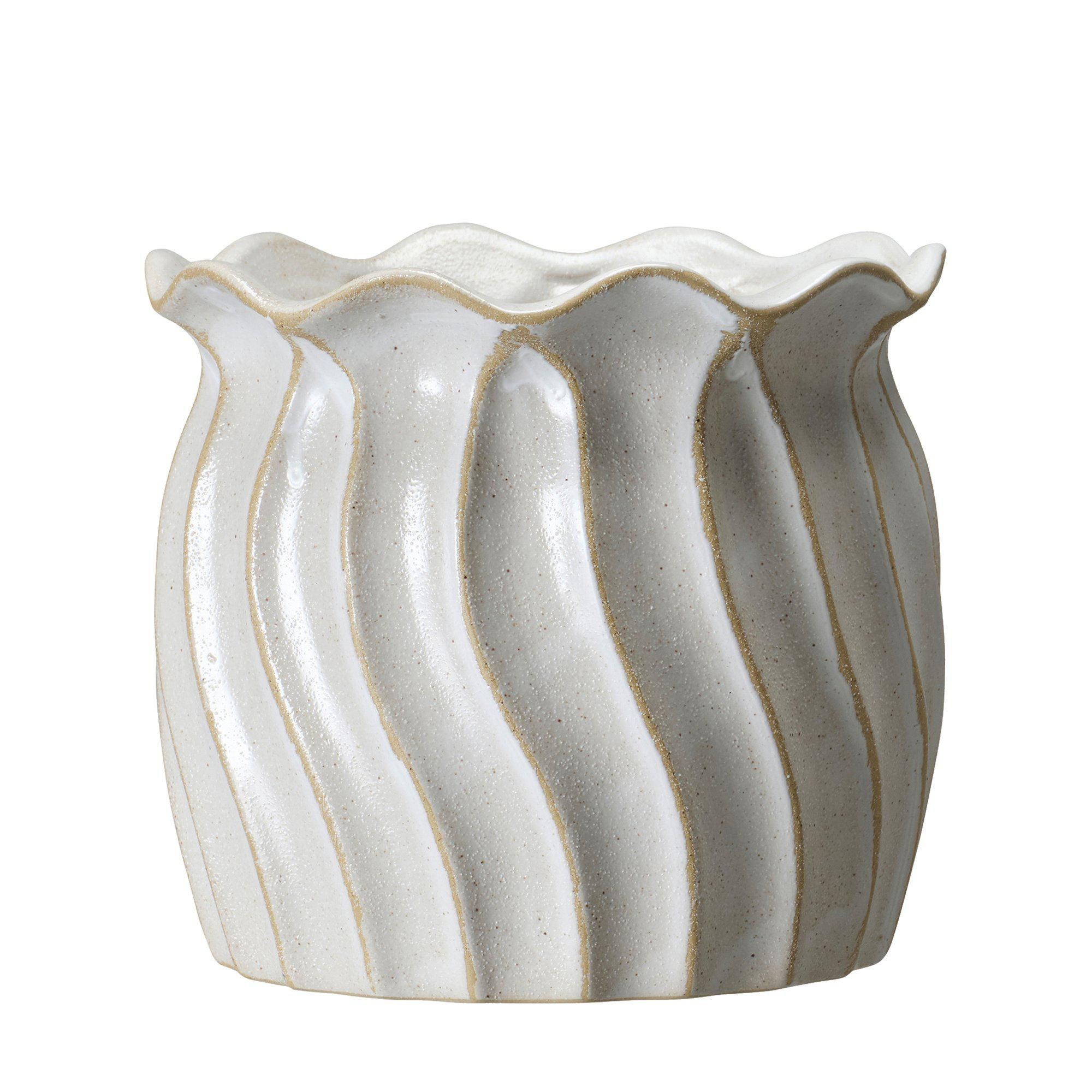 LENA Kruka Offwhite - Offwhite - 19x18cm