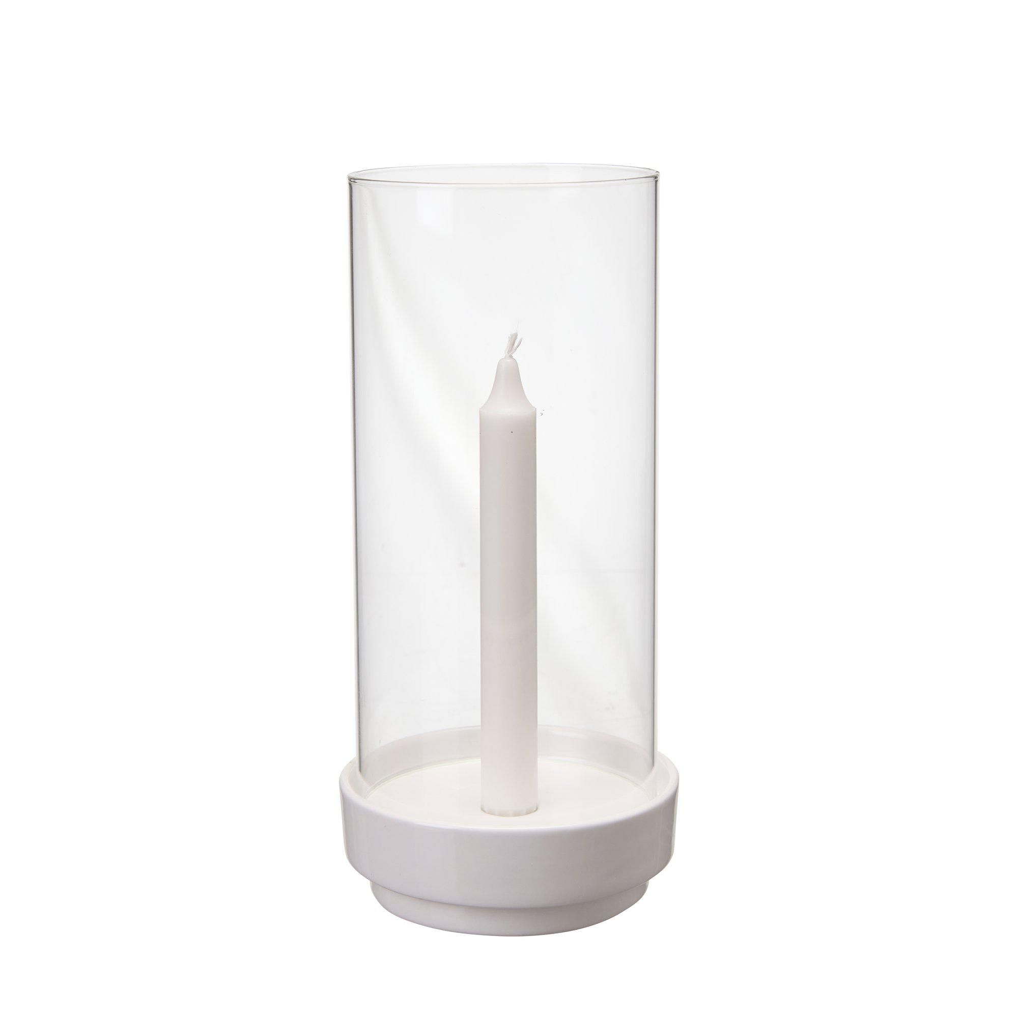METTE Ljusstake Vit - Vit - 13x5+27cm