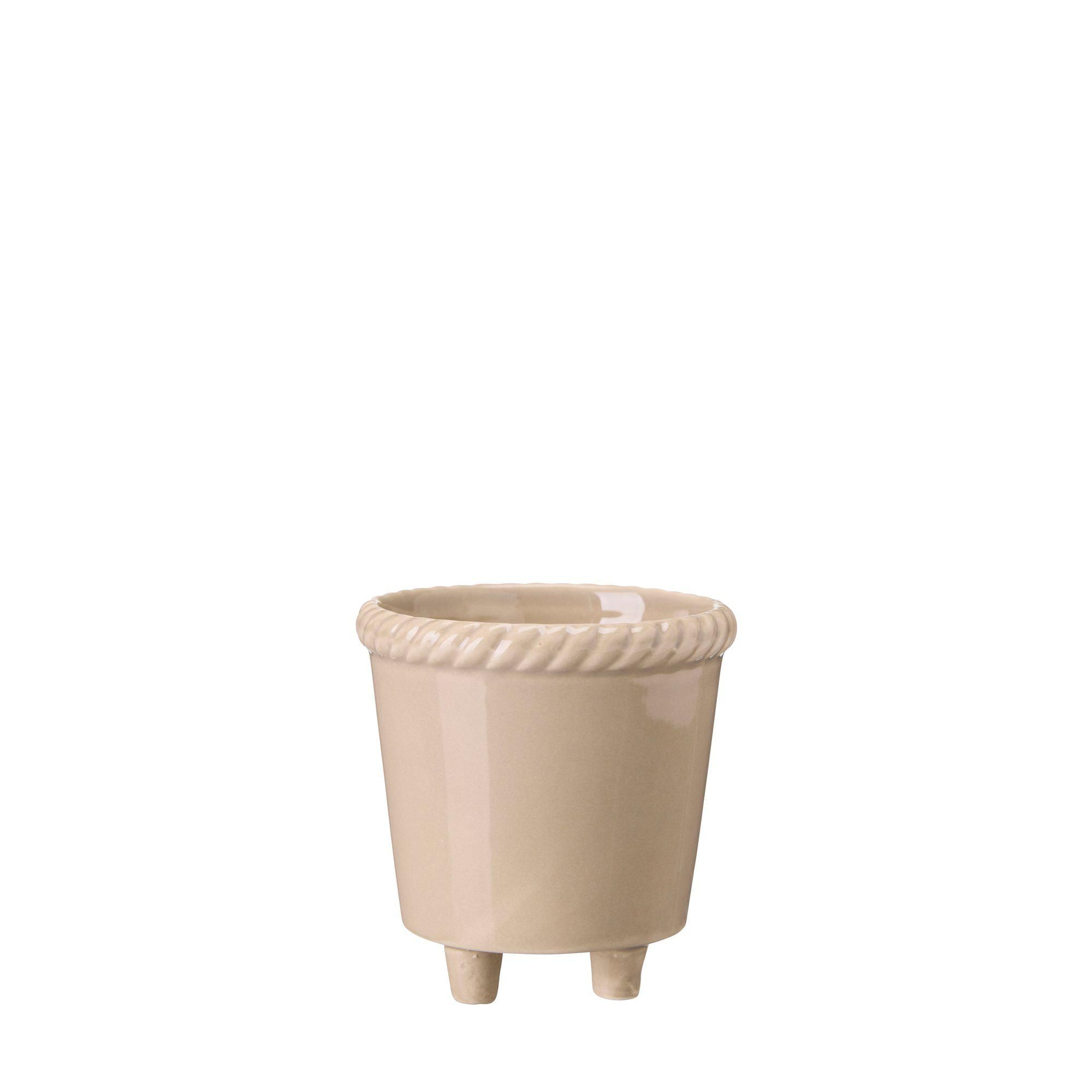 LOVA Bulb Pot Beige - Beige - 9x9cm