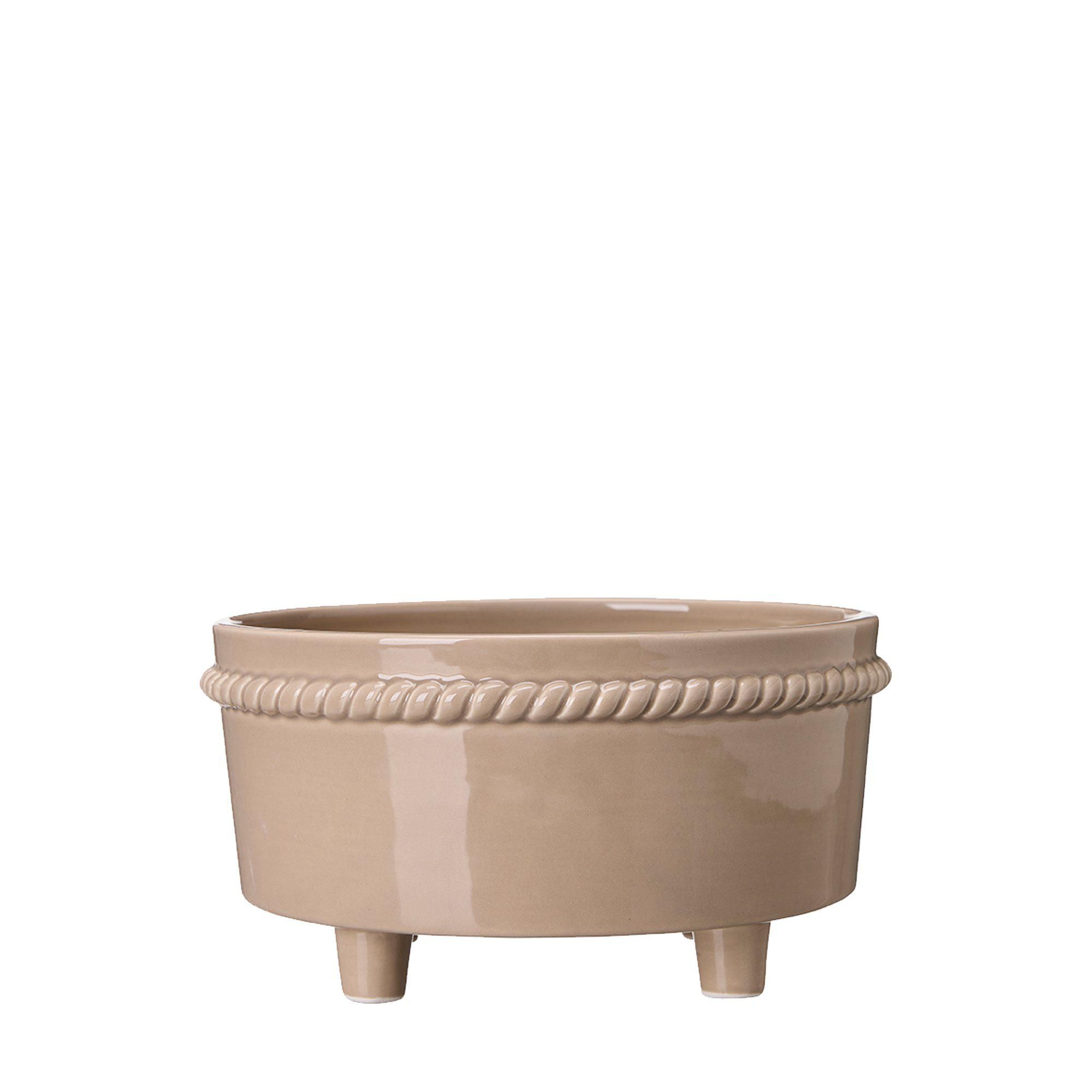 LOVA Planter Beige - Beige - 23x12cm