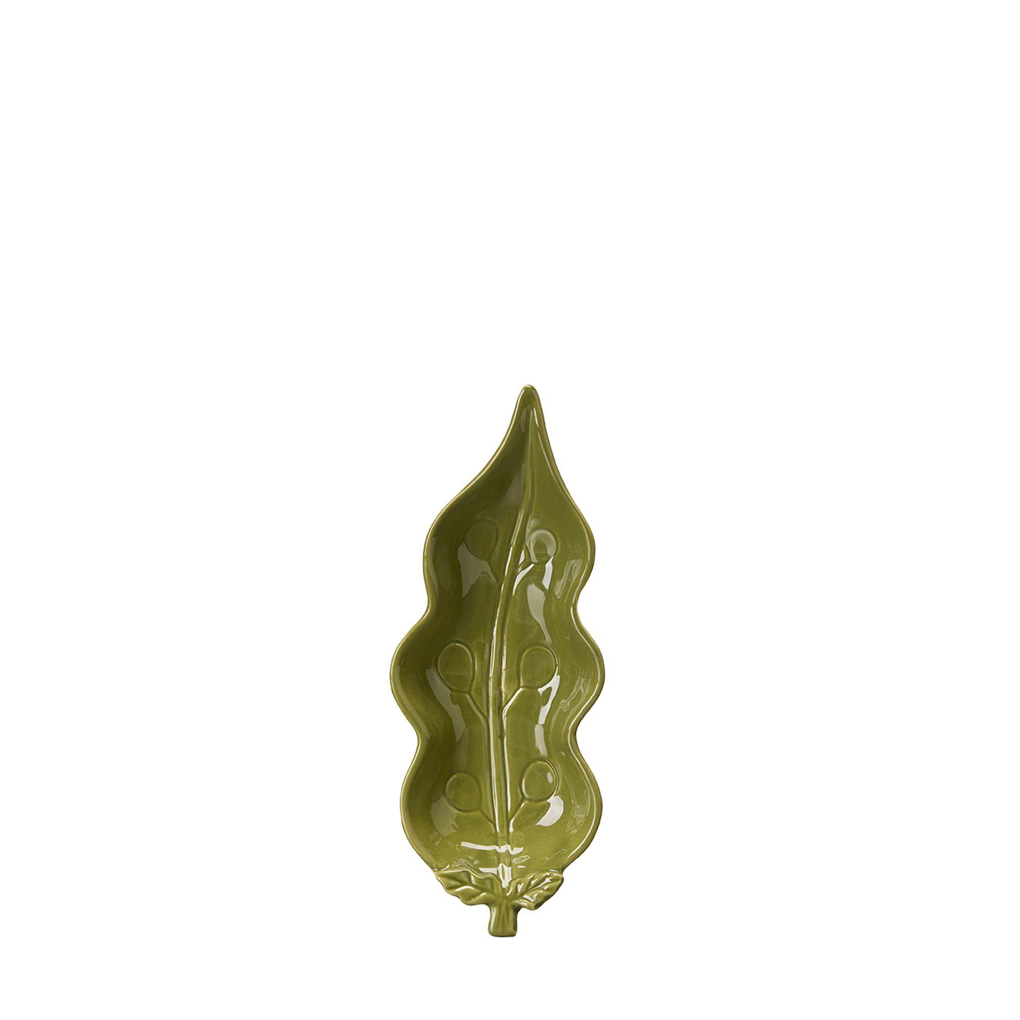 ARTA Plate Green Melange - Green Melange - 20x8x3cm