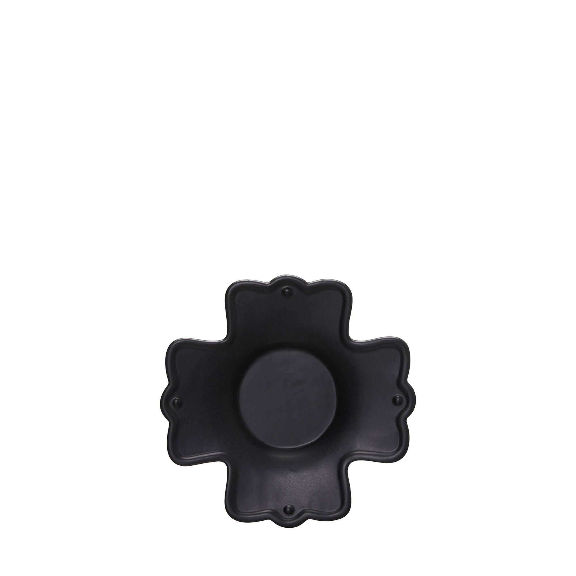 AVA Plate Black - Black - 19x3cm