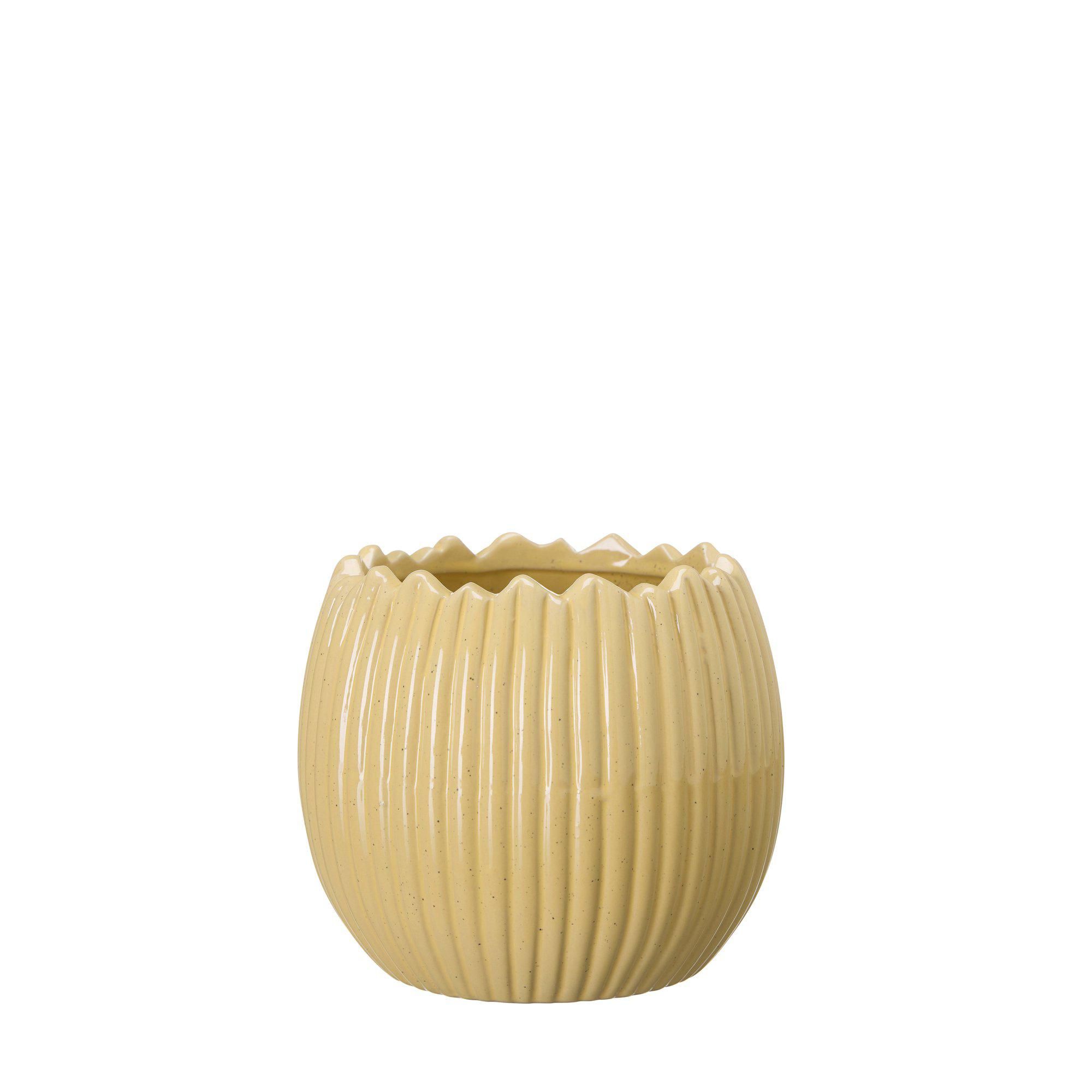 LOTTIE Pot Yellow - Yellow - 14x13cm