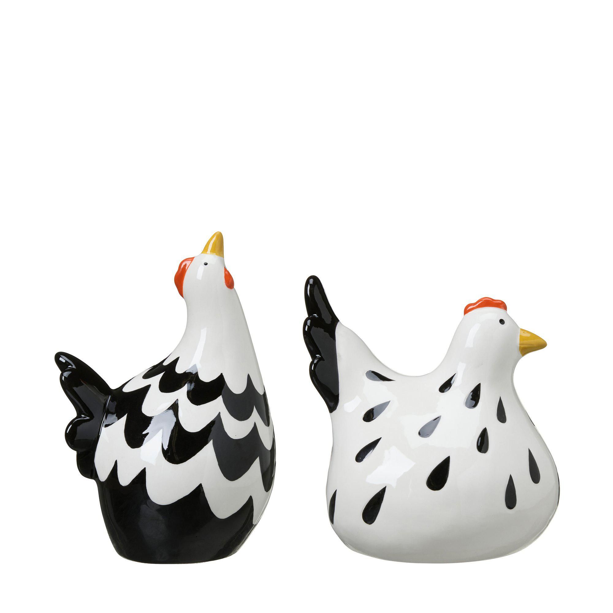FRIDA Deko 2/S Svart/Vit - Svart/Vit - 12x10x18 14x13x15cm