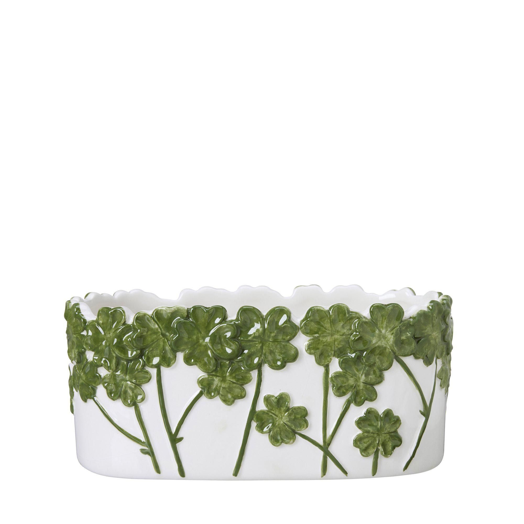 CORNELIA Planter Green - Green - 23x12x10cm
