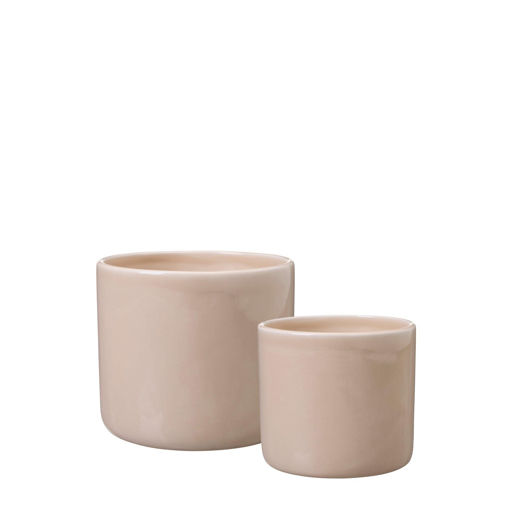MELINDA Pot 2/S Beige - Beige - 14x12 11x10cm