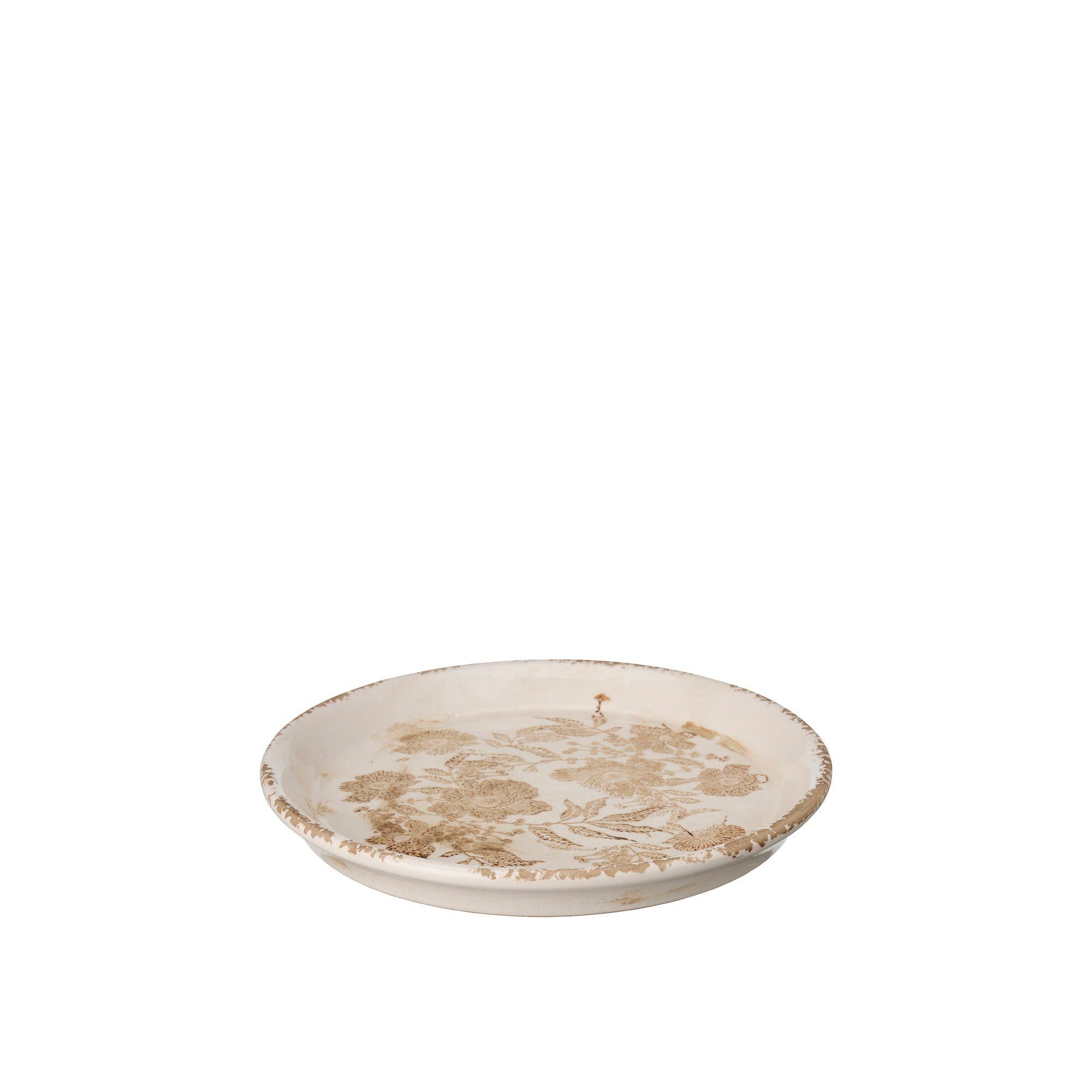 BEDA Fat Vit/Beige - Vit/Beige - 24x2cm