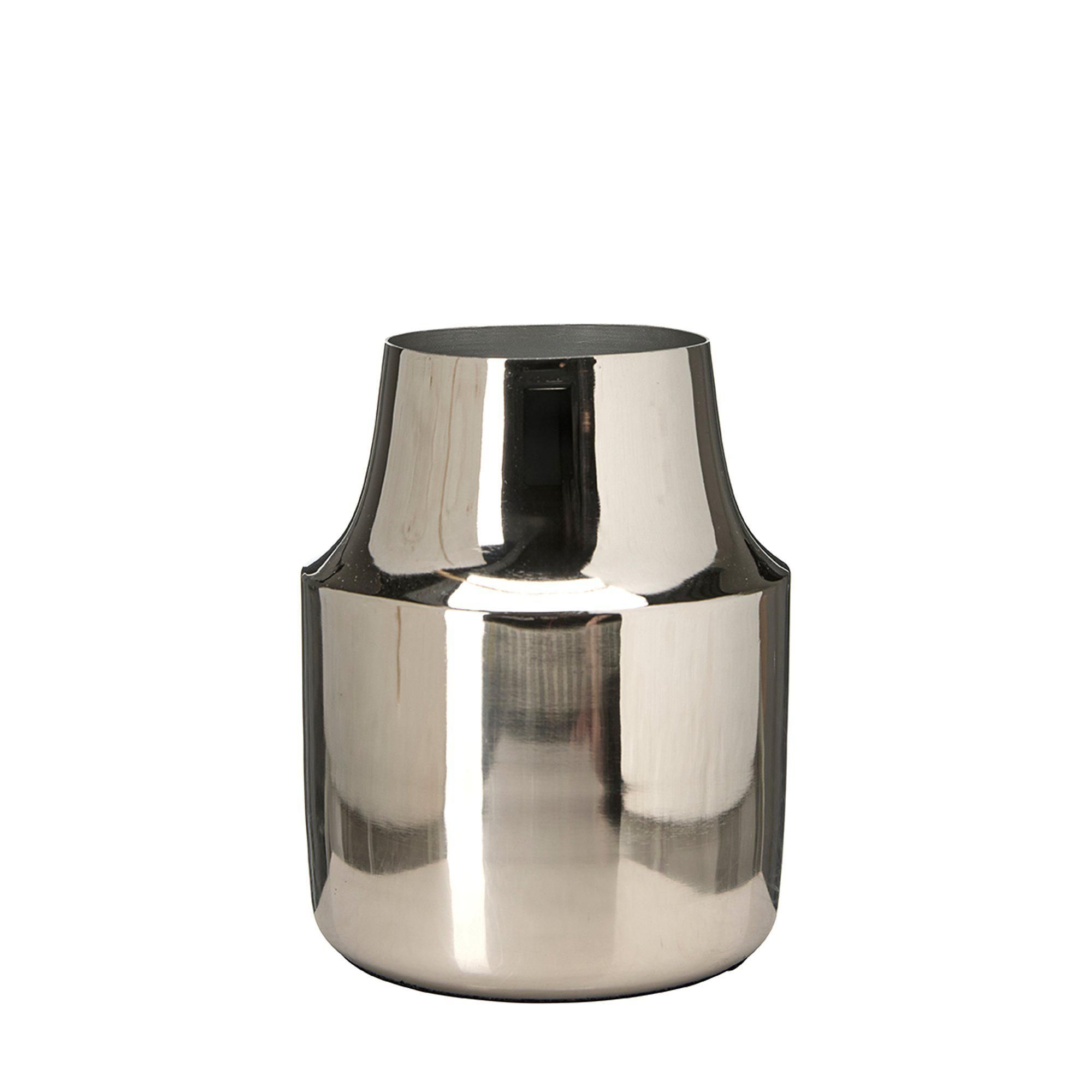 AVERY Vase Chrome - Chrome - 13x16 cm