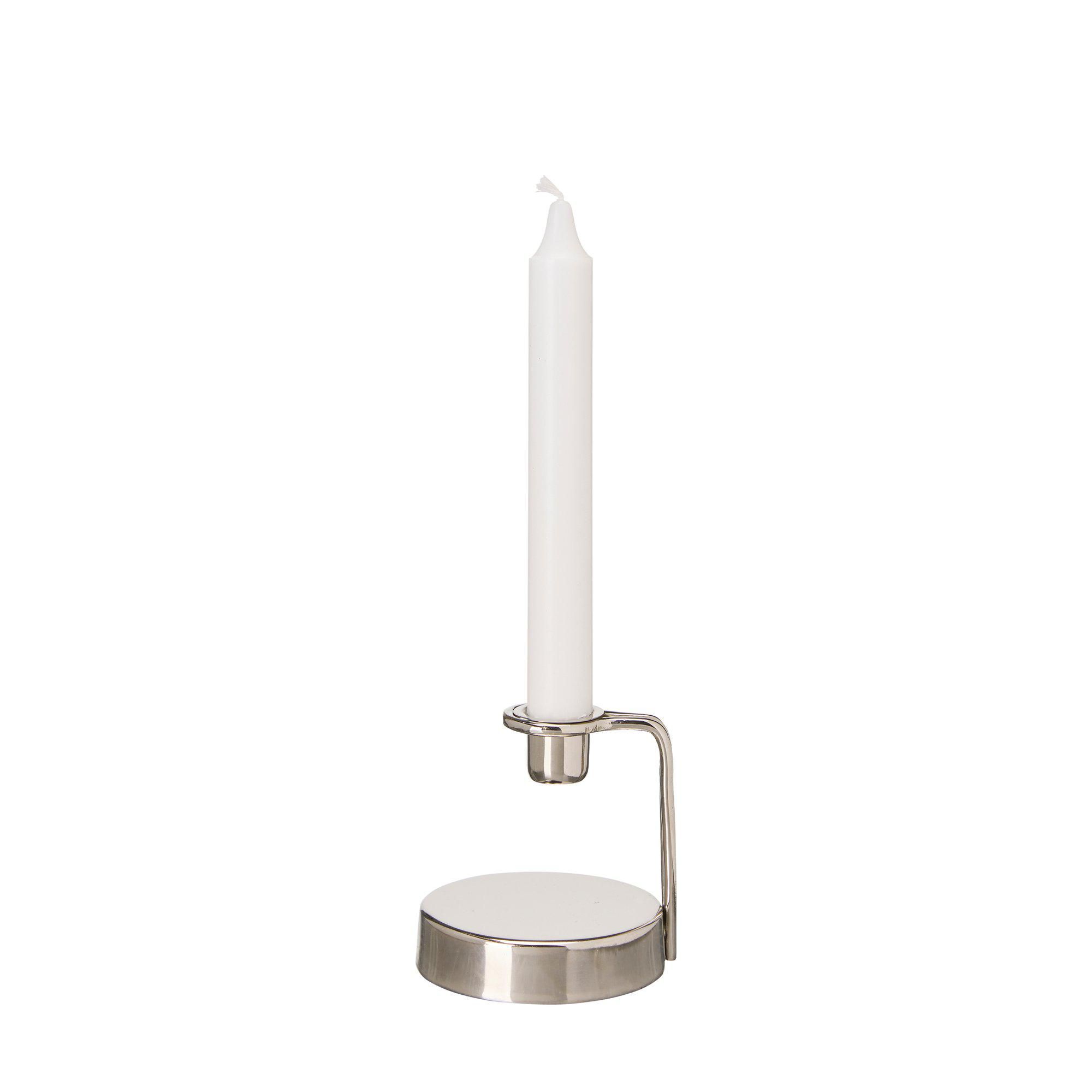 AVERY Candle holder Chrome - Chrome - 9x9 cm