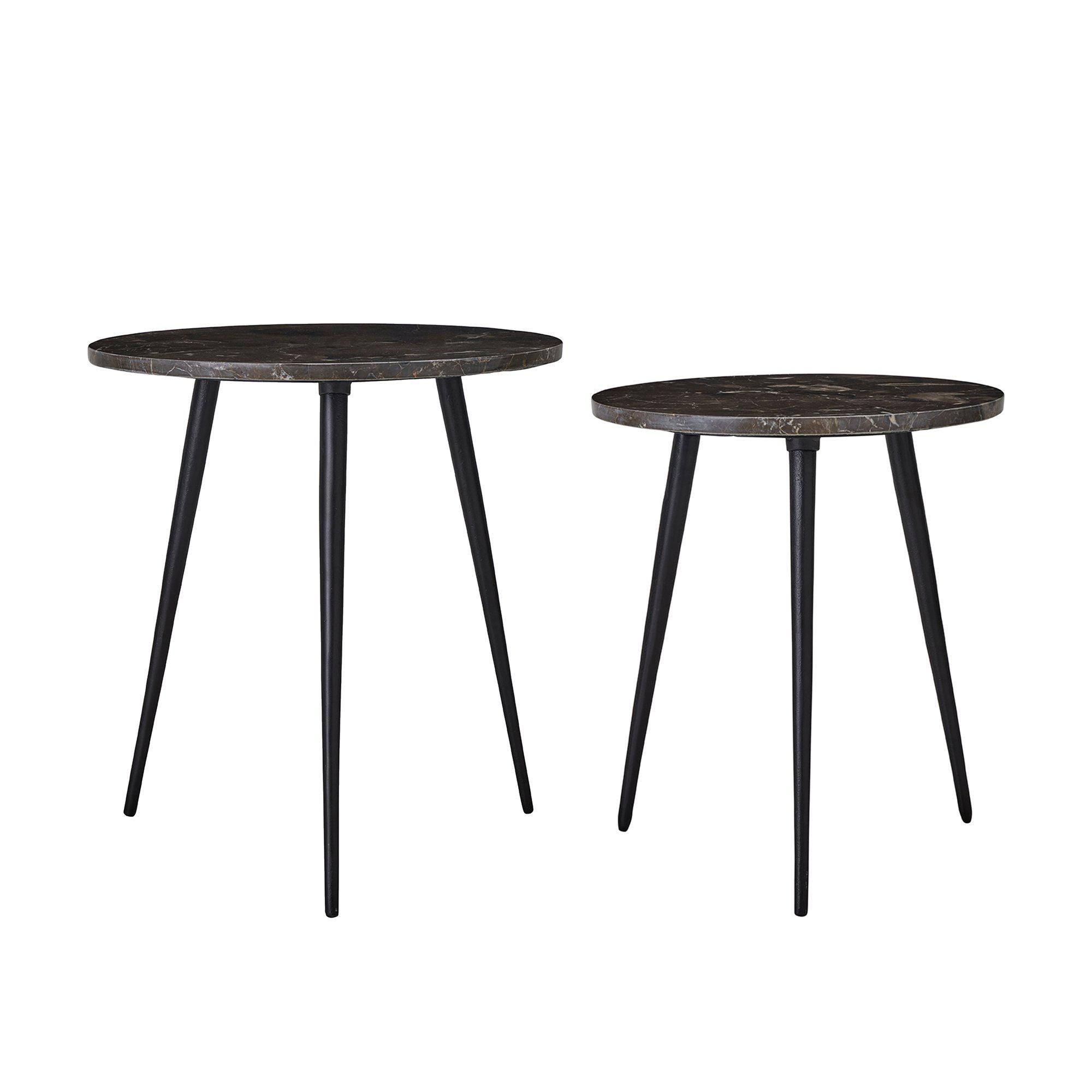 KOBE Bord 2/S Brunmelerad - Brunmelerad - 48x51 41x48cm