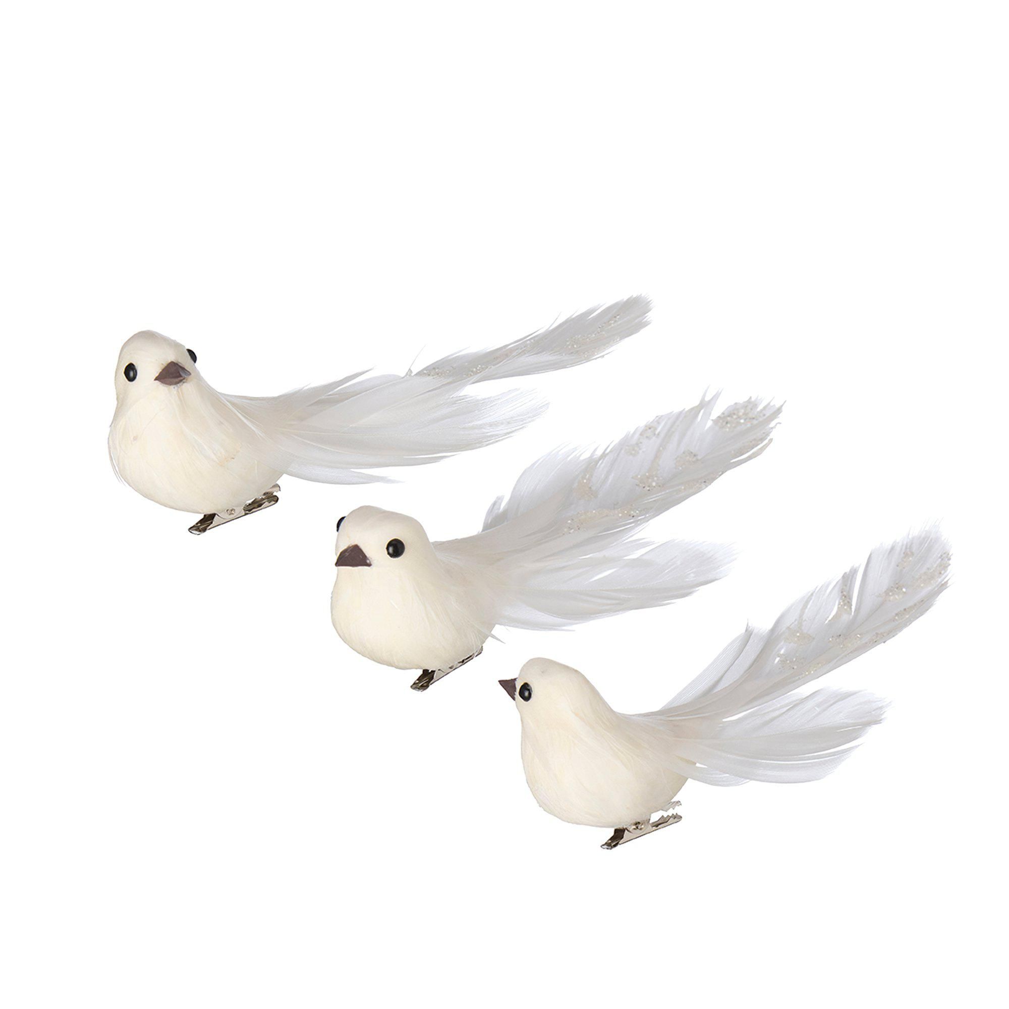 BIRD in Box White - White - 13cm