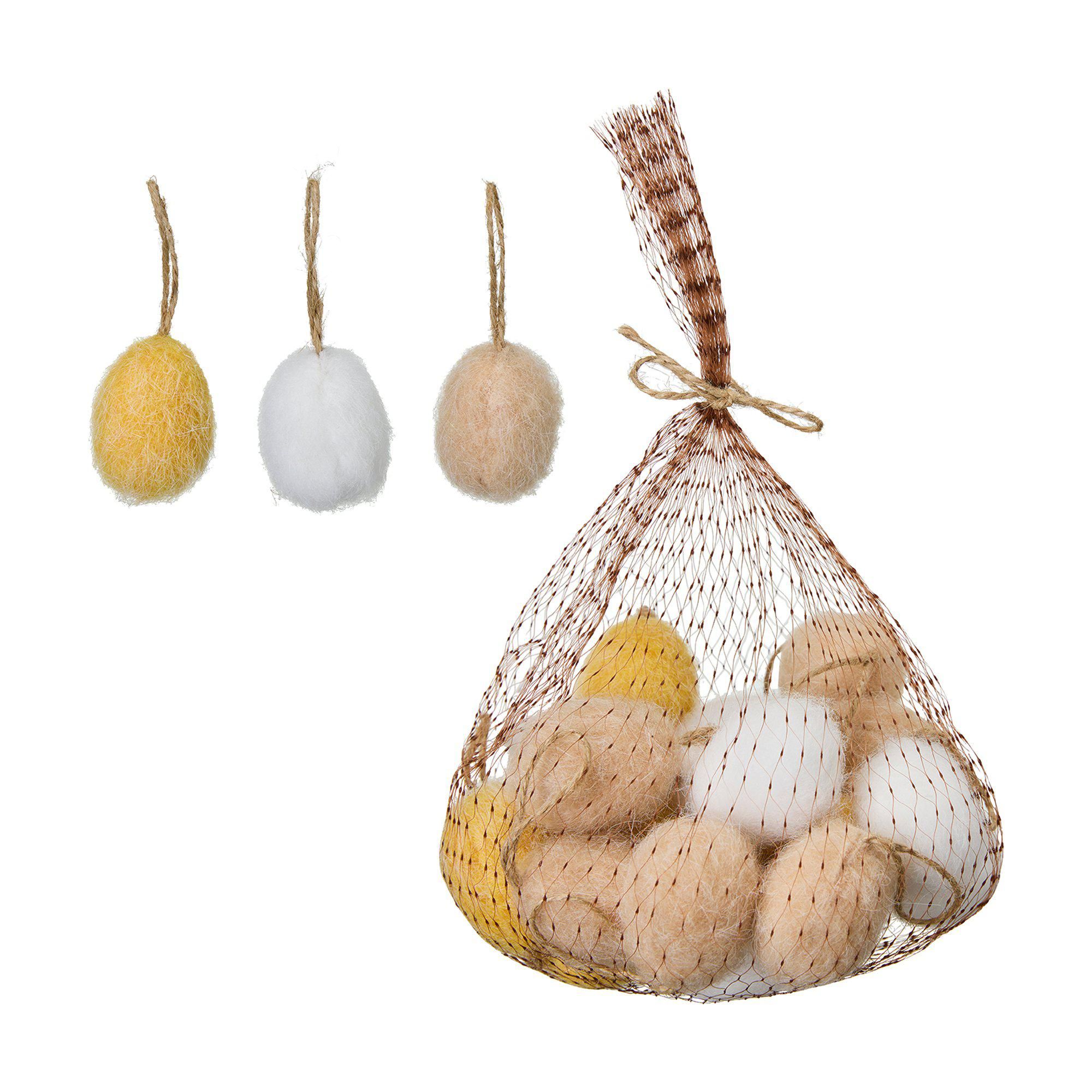 ÄGG Mix Vit/Gul/Beige - Vit/Gul/Beige - 4 cm