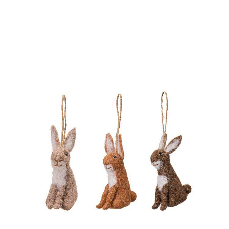 KANIN Hänge Mix Beige,Ljusbrun,Brun - Beige,Ljusbrun,Brun - 6x9 cm