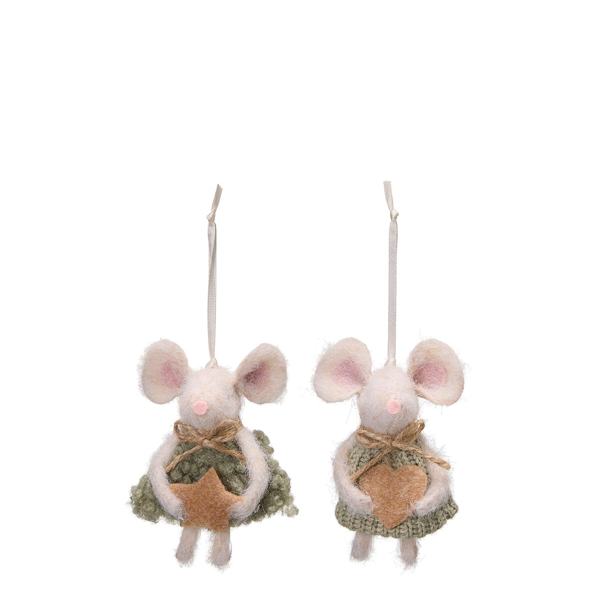 MOUSE Hanging Mix Green - Green - 6x10cm