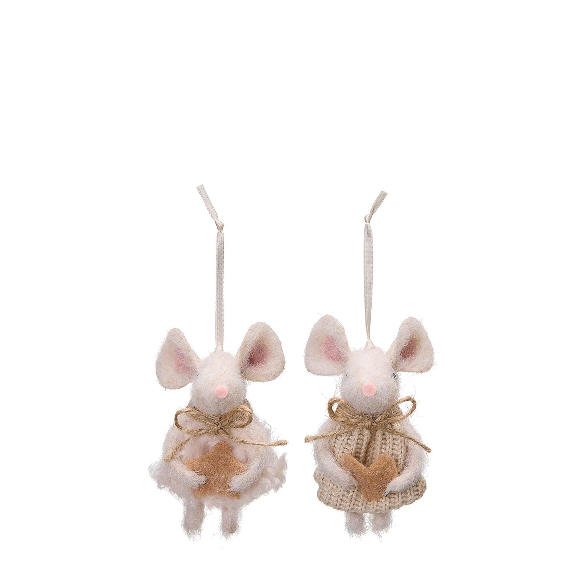 MOUSE Hanging Mix Beige - Beige - 6x10cm