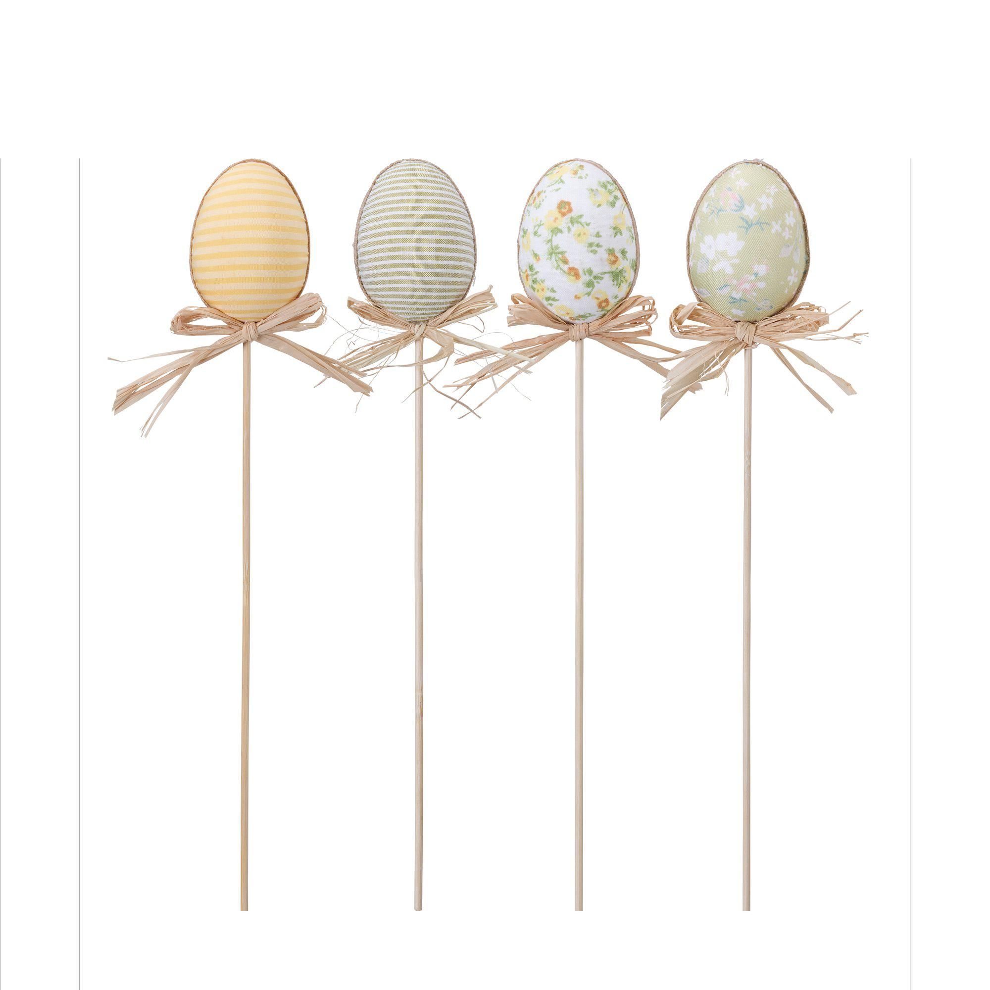 EGG Sticks Mix White/Yellow/Green - White/Yellow/Green - 4x8+22cm