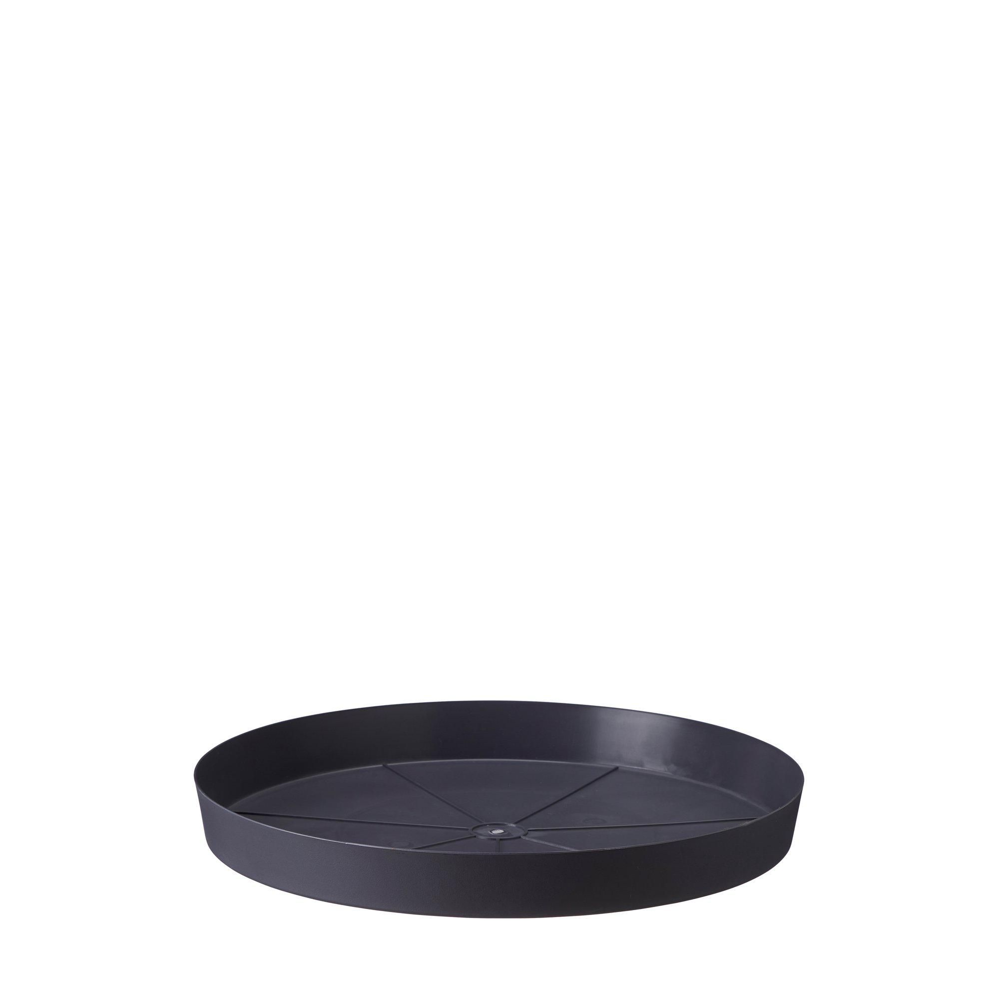 RONJA Saucer Grey Melange - Grey Melange - 26x3cm