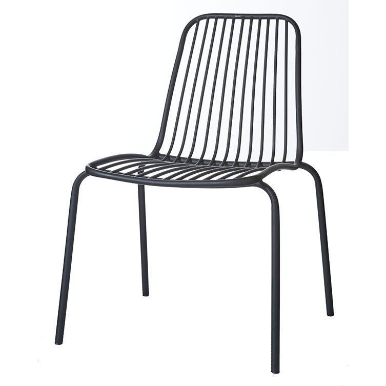 FLORENS Chair Black - Black - 56x54x80cm