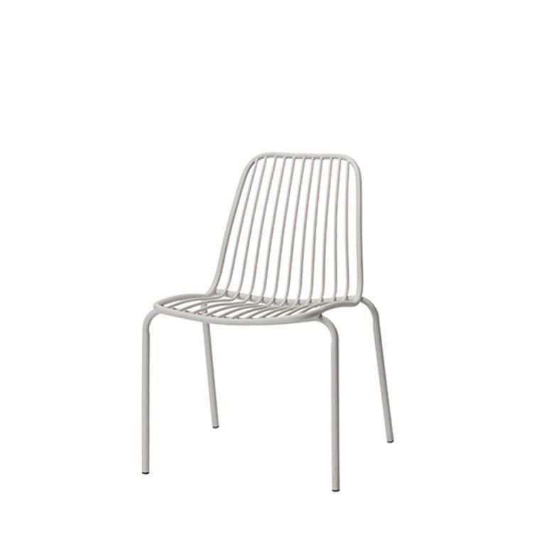 FLORENS Chair Light Grey - Light Grey - 56x54x80cm