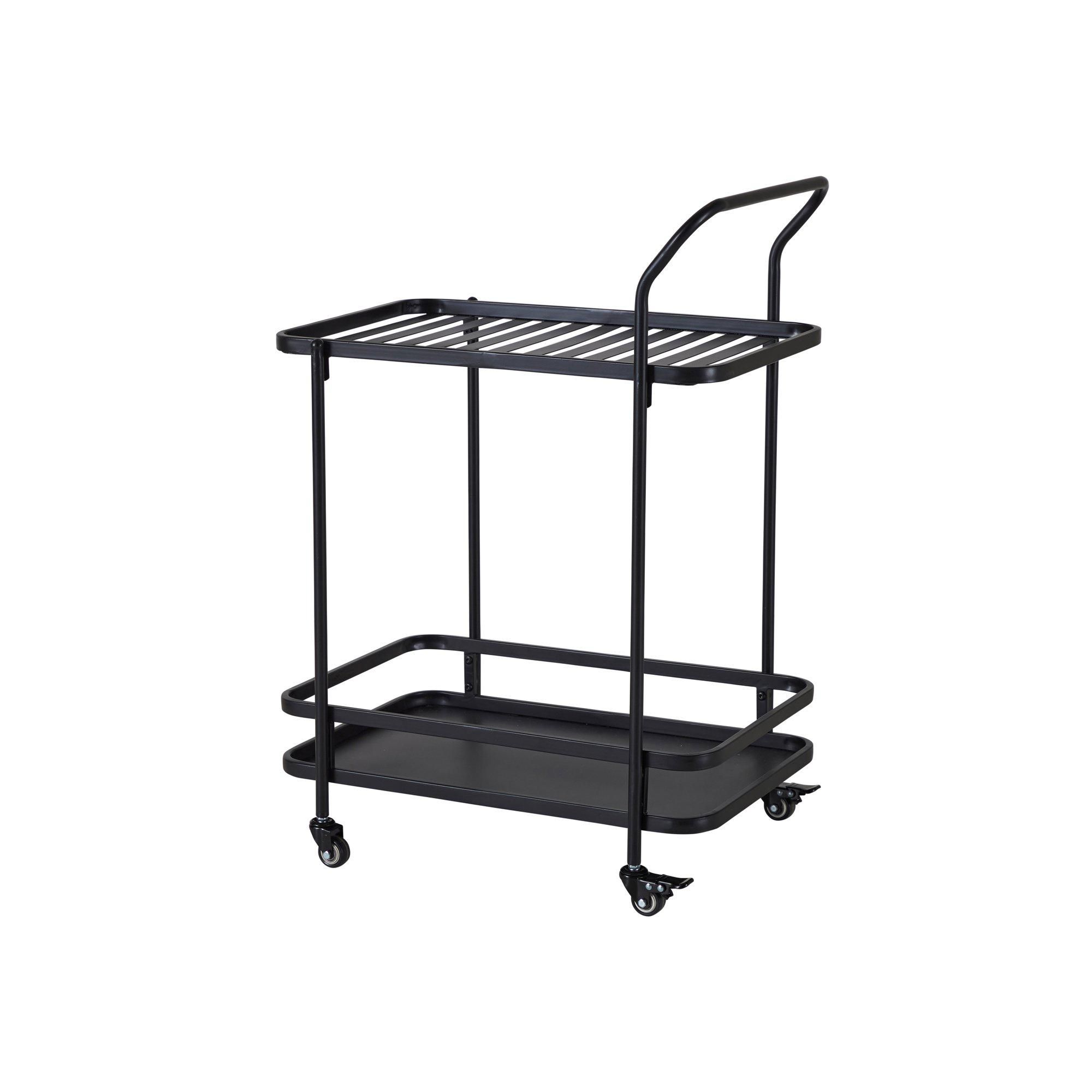 BOLOGNA Trolley Black - Black - 60x44x85 cm