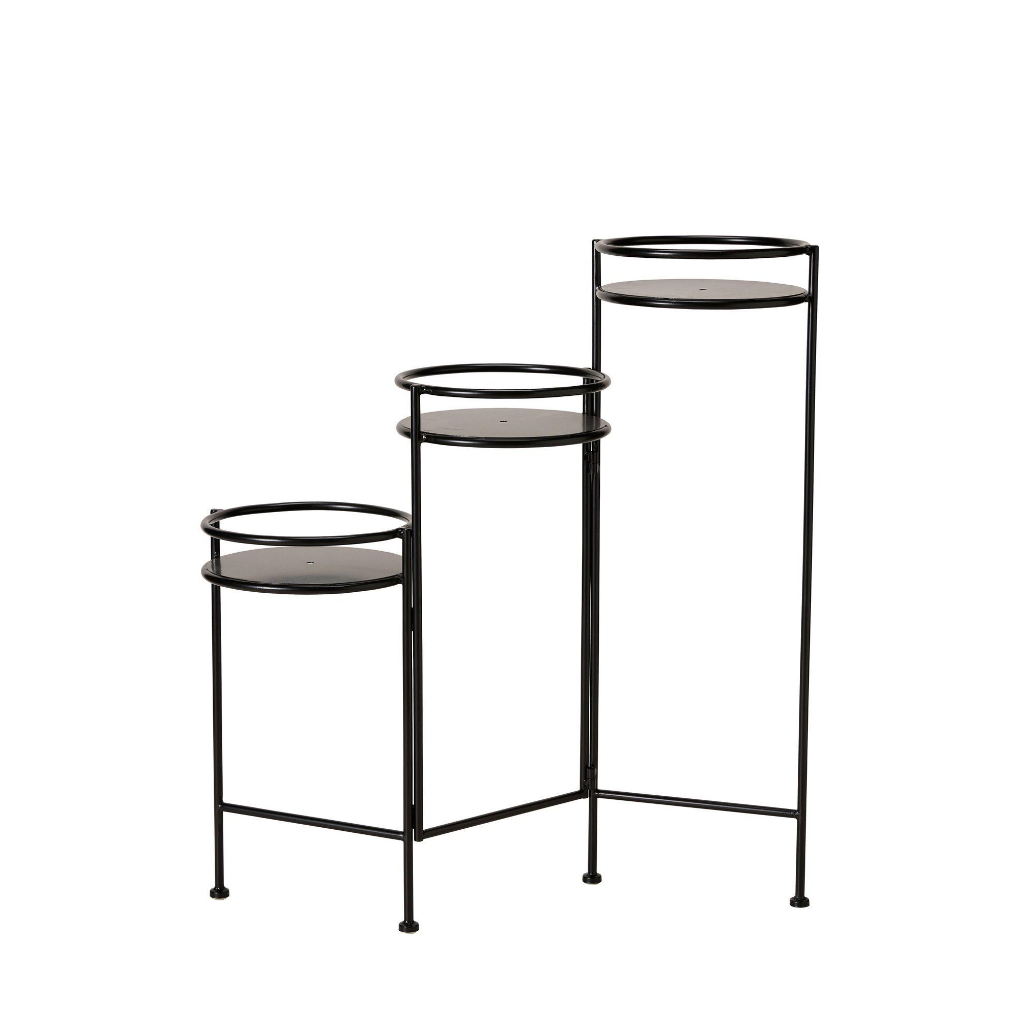 CANNES Pedestal Black - Black - 61x23x73cm